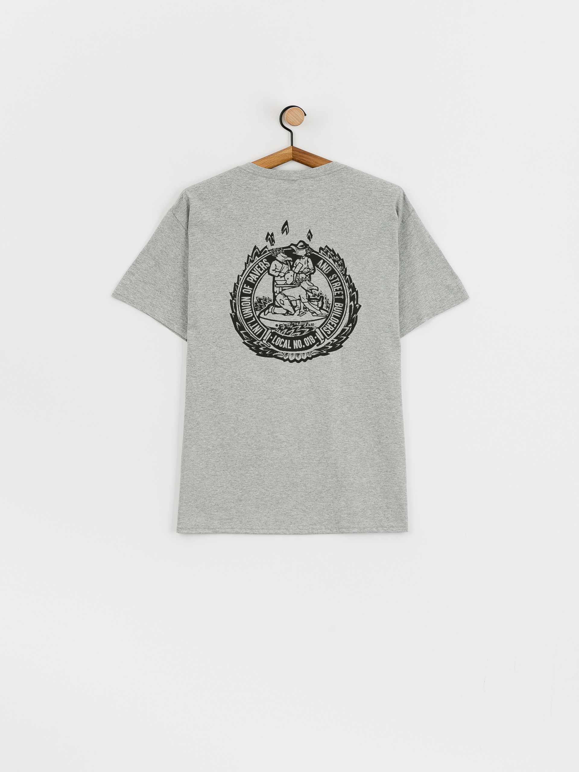 T-shirt Antihero Pkt Union 18 Eag (heather grey)