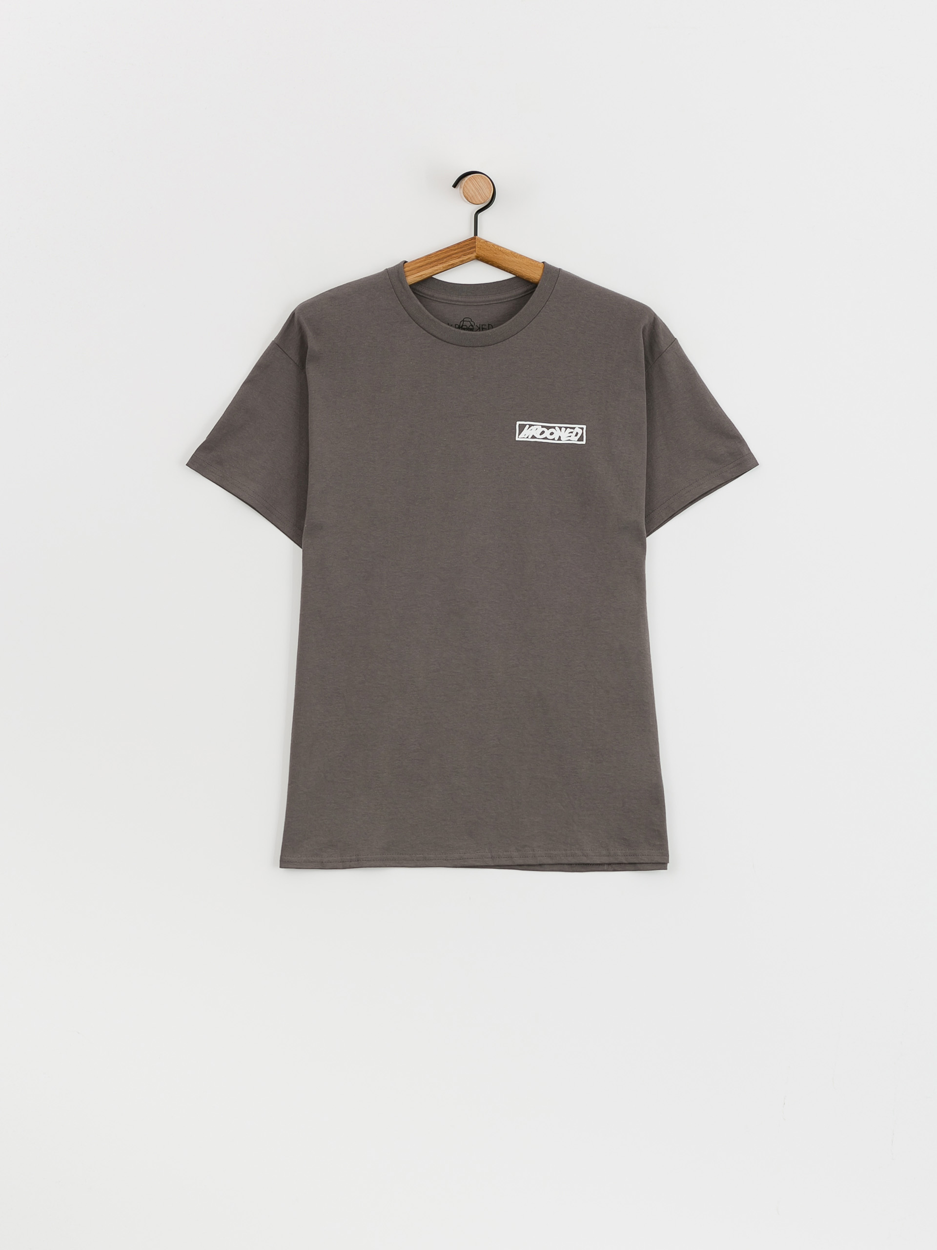 T-shirt Krooked Moonsmile Raw (charcoal/white)