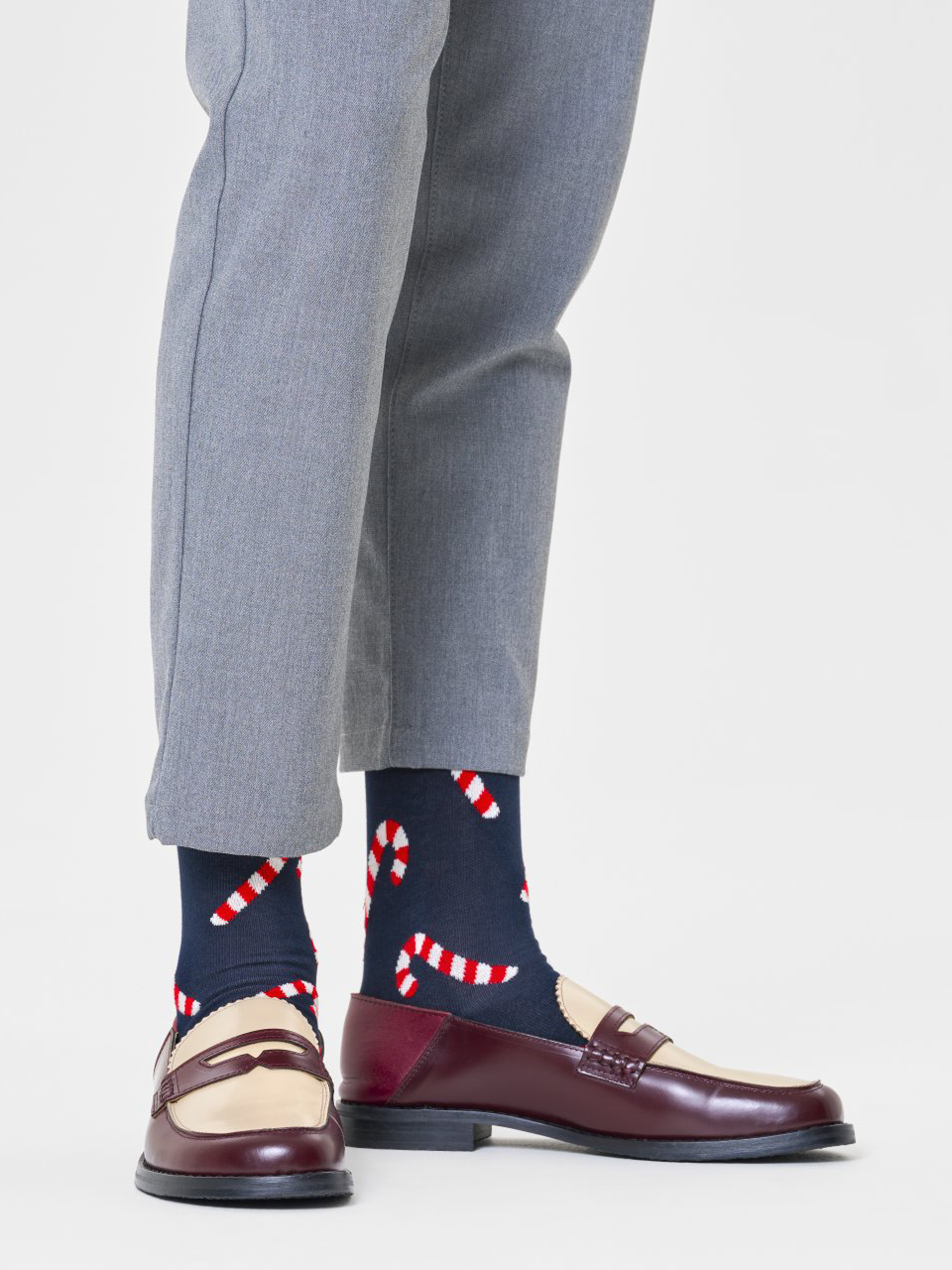 Skarpetki Happy Socks Candy Cane (navy)