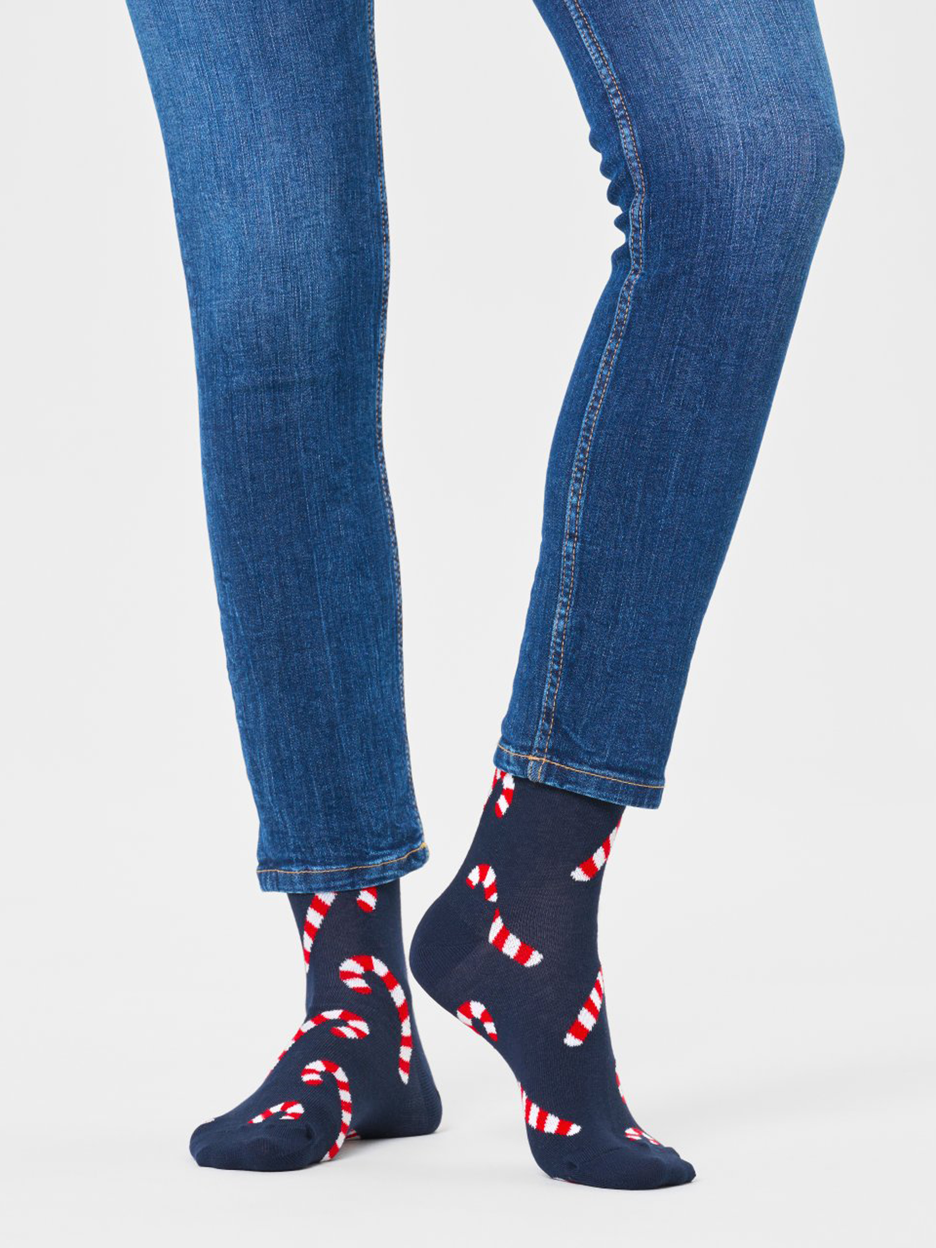 Skarpetki Happy Socks Candy Cane (navy)