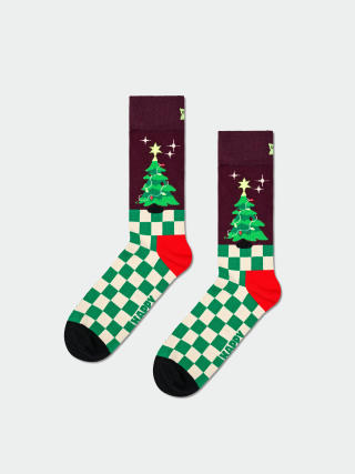 Skarpetki Happy Socks Christmas Tree (dark red)