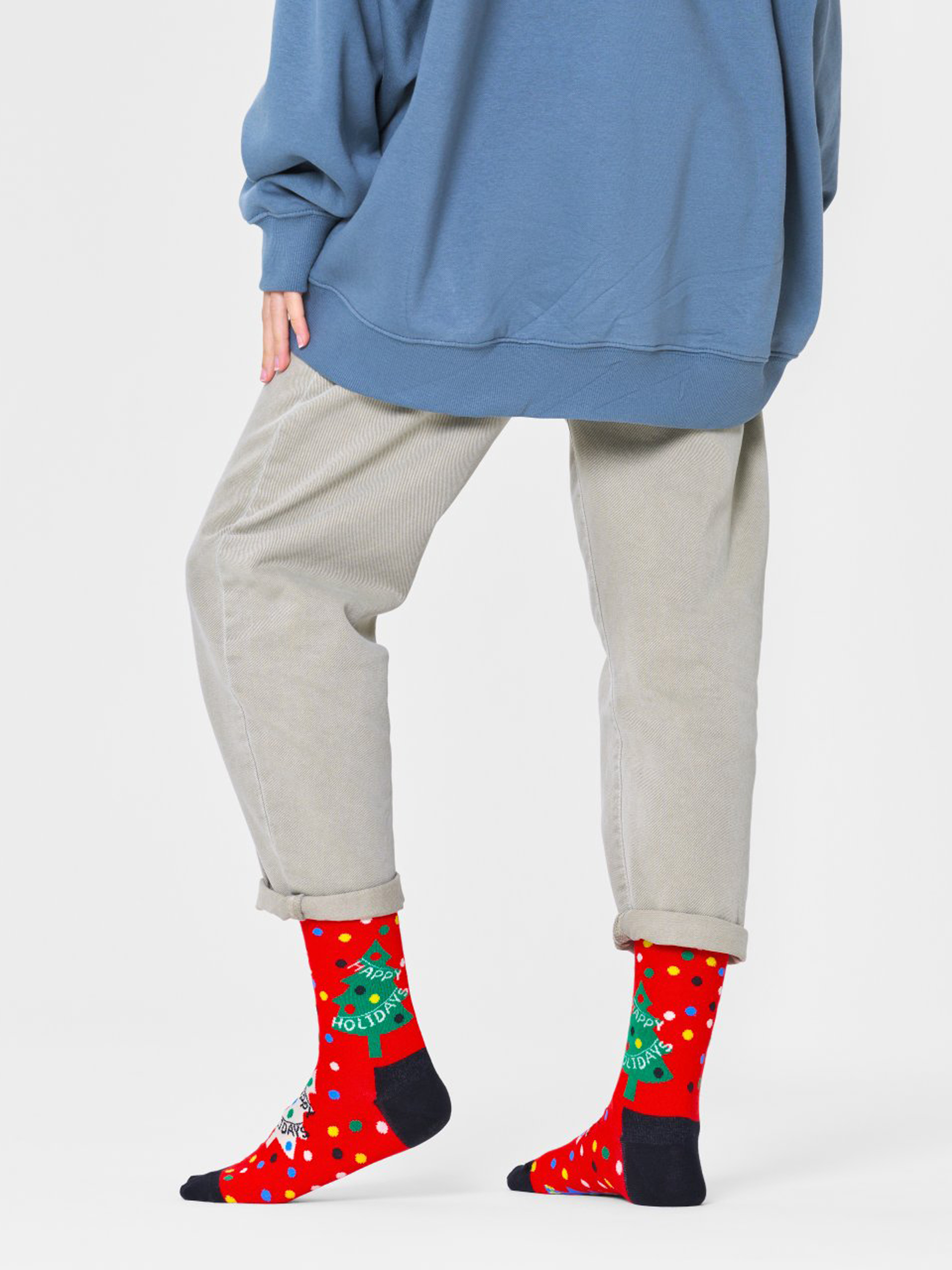 Skarpetki Happy Socks Happy Holidays (red)