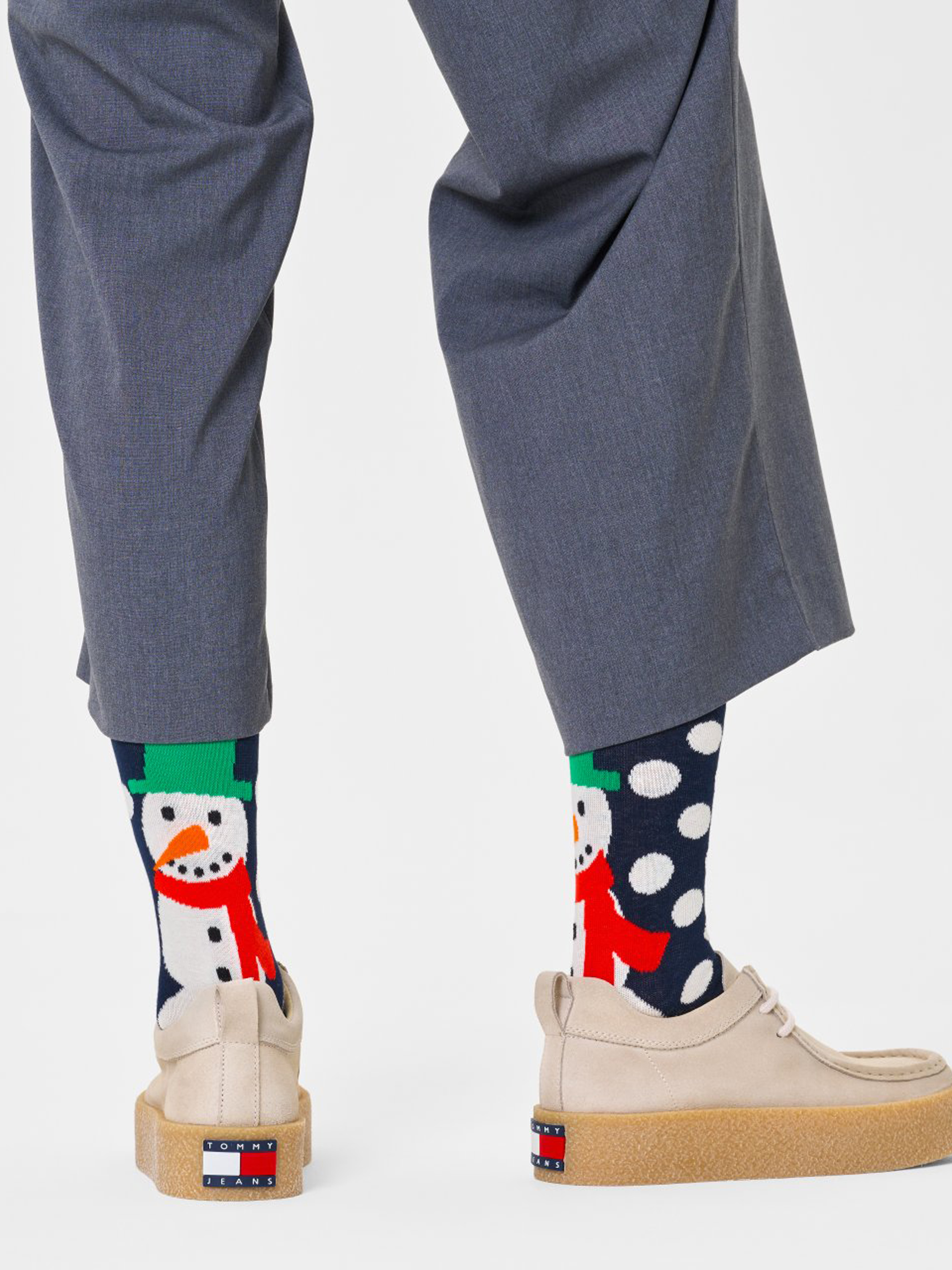 Skarpetki Happy Socks Jumbo Snowman (navy)