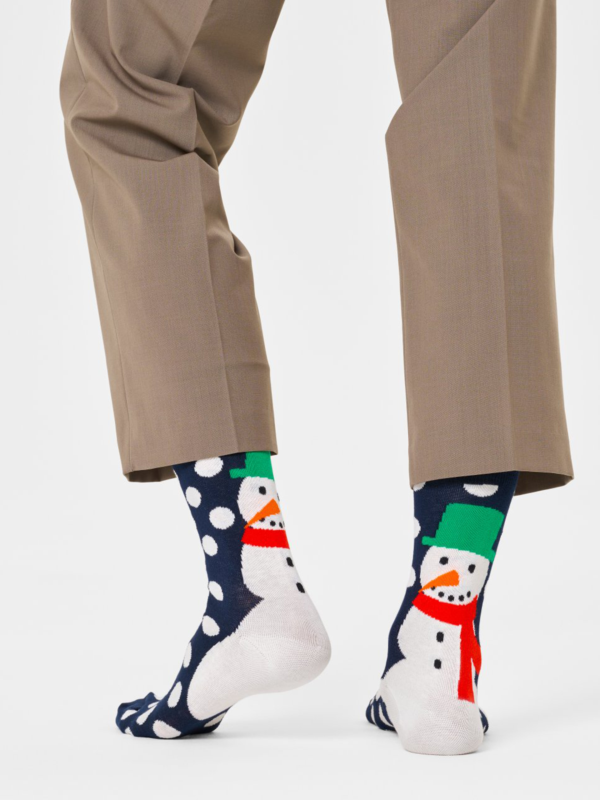 Skarpetki Happy Socks Jumbo Snowman (navy)