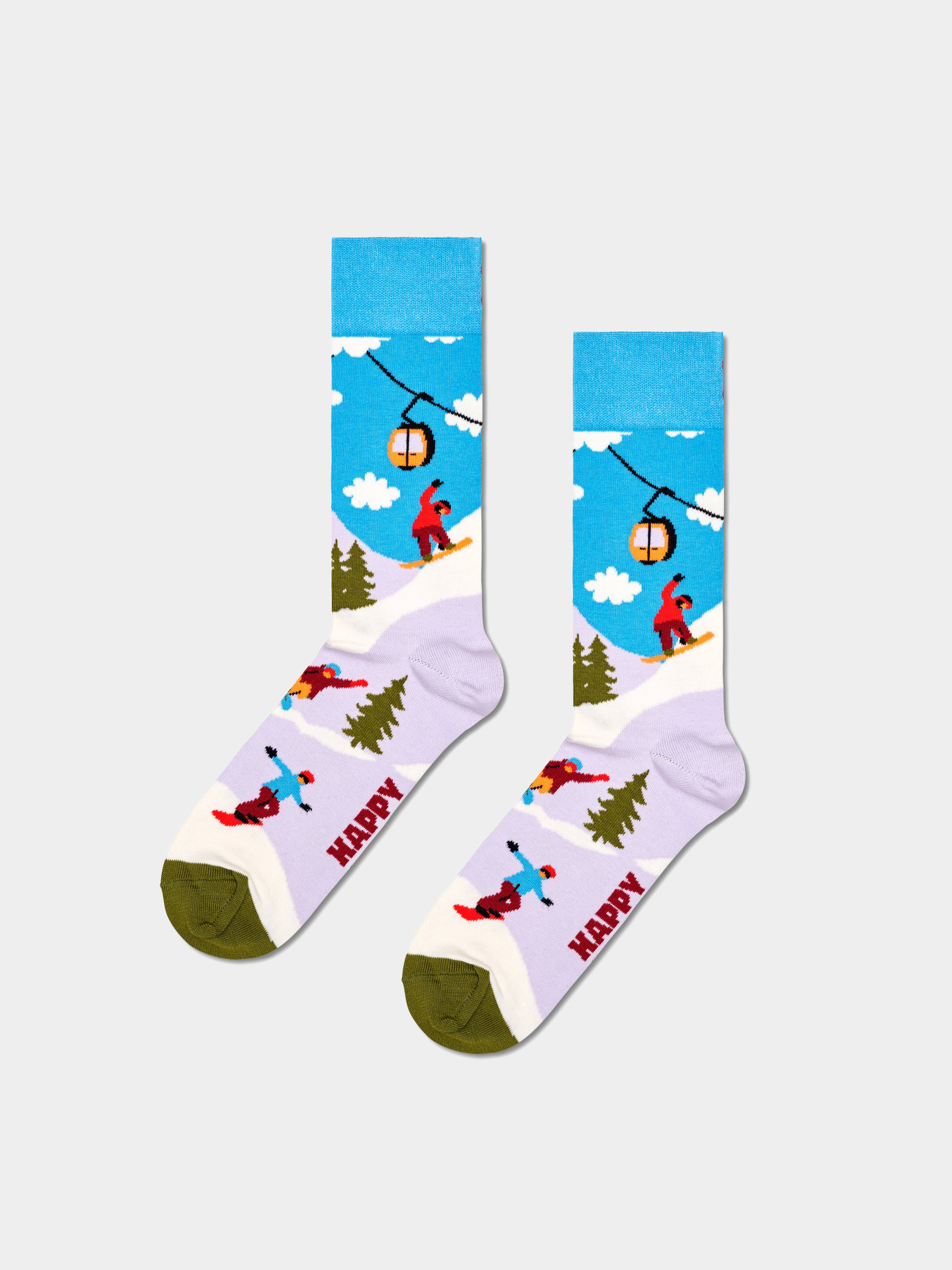 Skarpetki Happy Socks Snowboard (light blue)