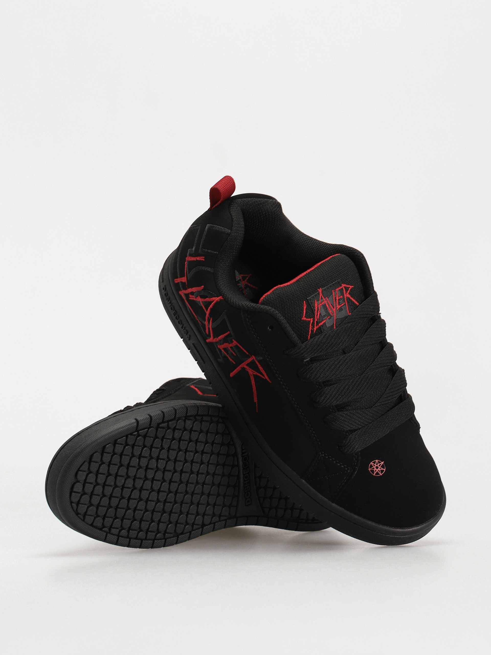 Buty DC X Slayer Court Graffik (black/black/red)