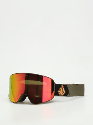 Gogle Volcom Odyssey (military/gold/red chrome+bl yellow)