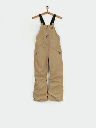 Spodnie snowboardowe Volcom Barkley Ins Bib Overall JR (dark khaki)