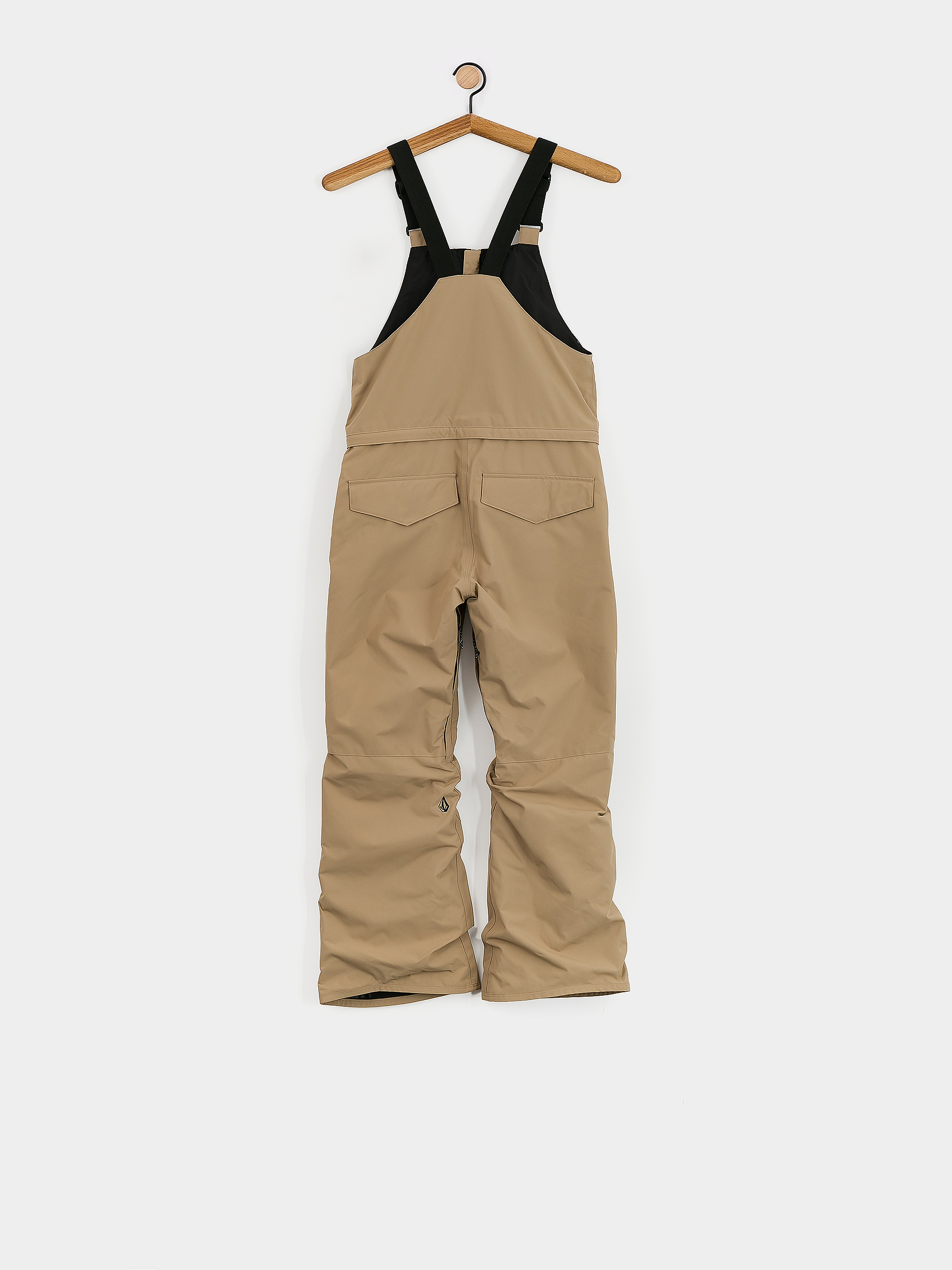Spodnie snowboardowe Volcom Barkley Ins Bib Overall JR (dark khaki)