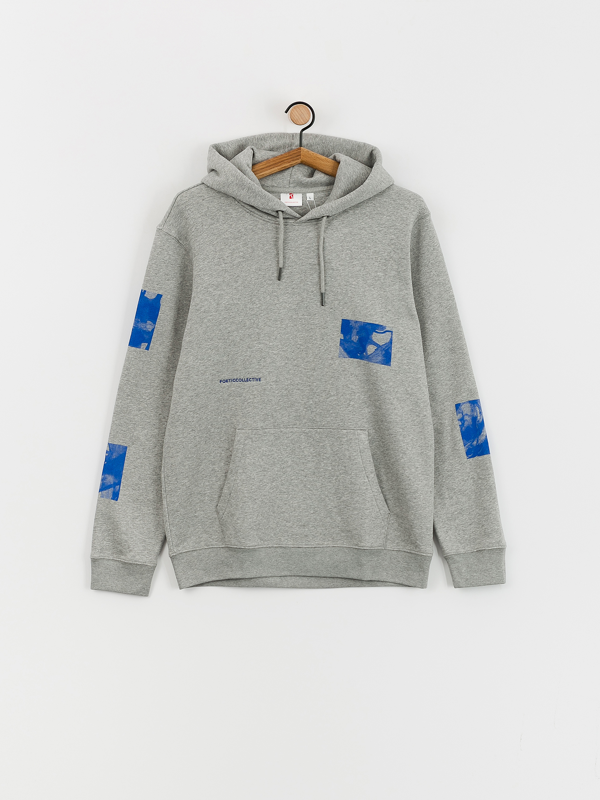 Bluza z kapturem Poetic Collective Fluid HD (heather grey)