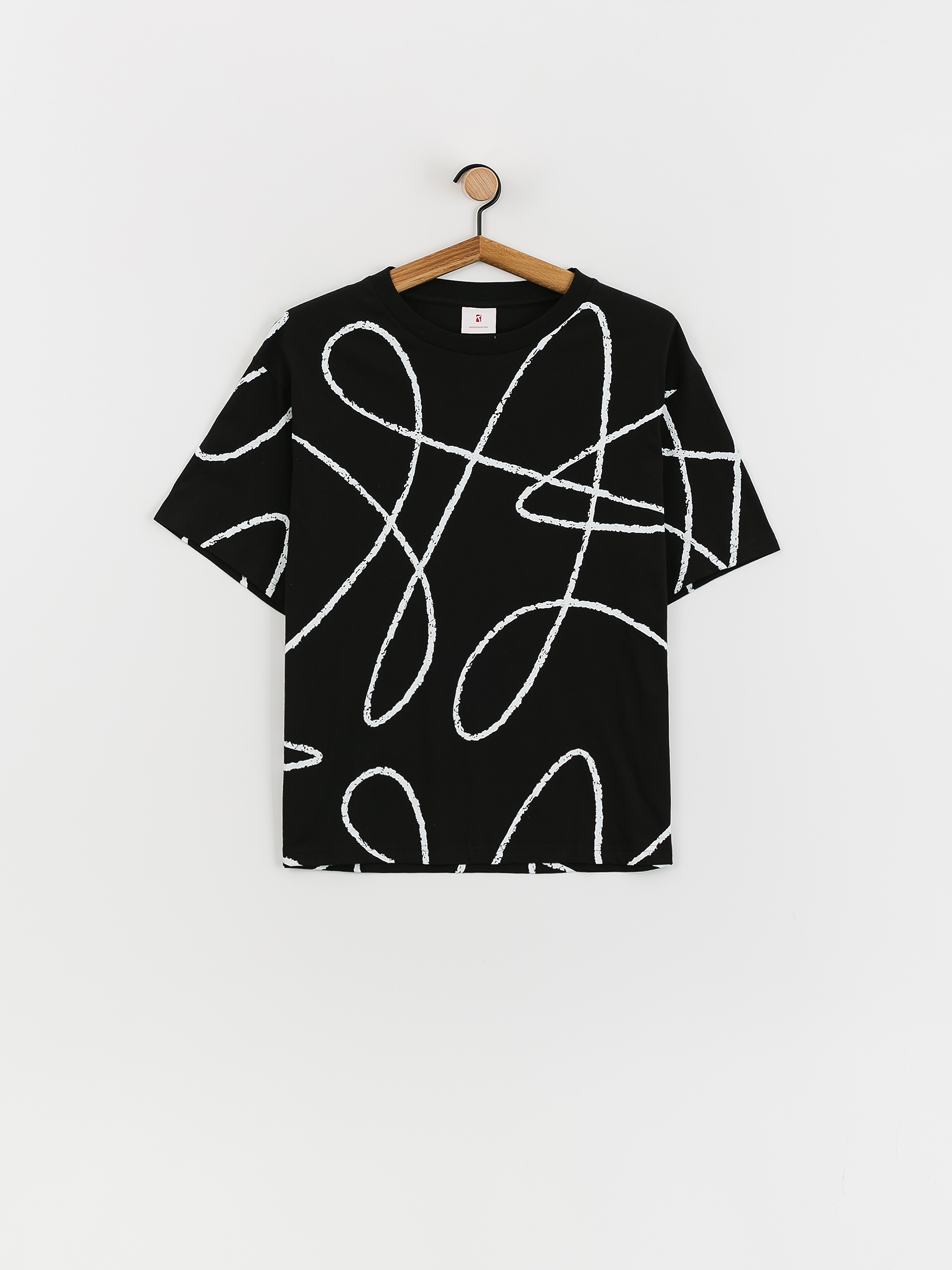 T-shirt Poetic Collective Doodle Pattern (black)