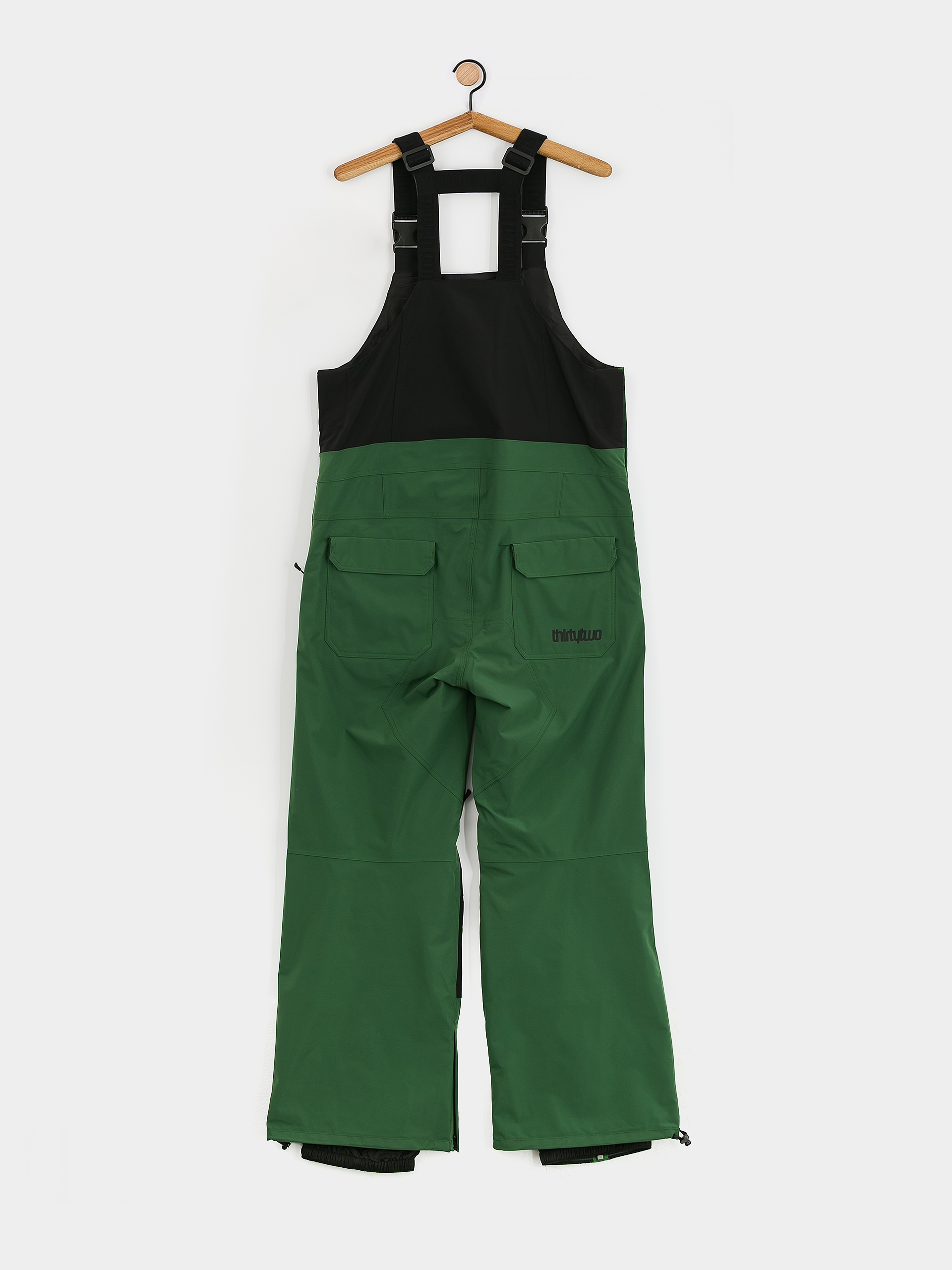 Męskie Spodnie snowboardowe ThirtyTwo Basement Bib (green)
