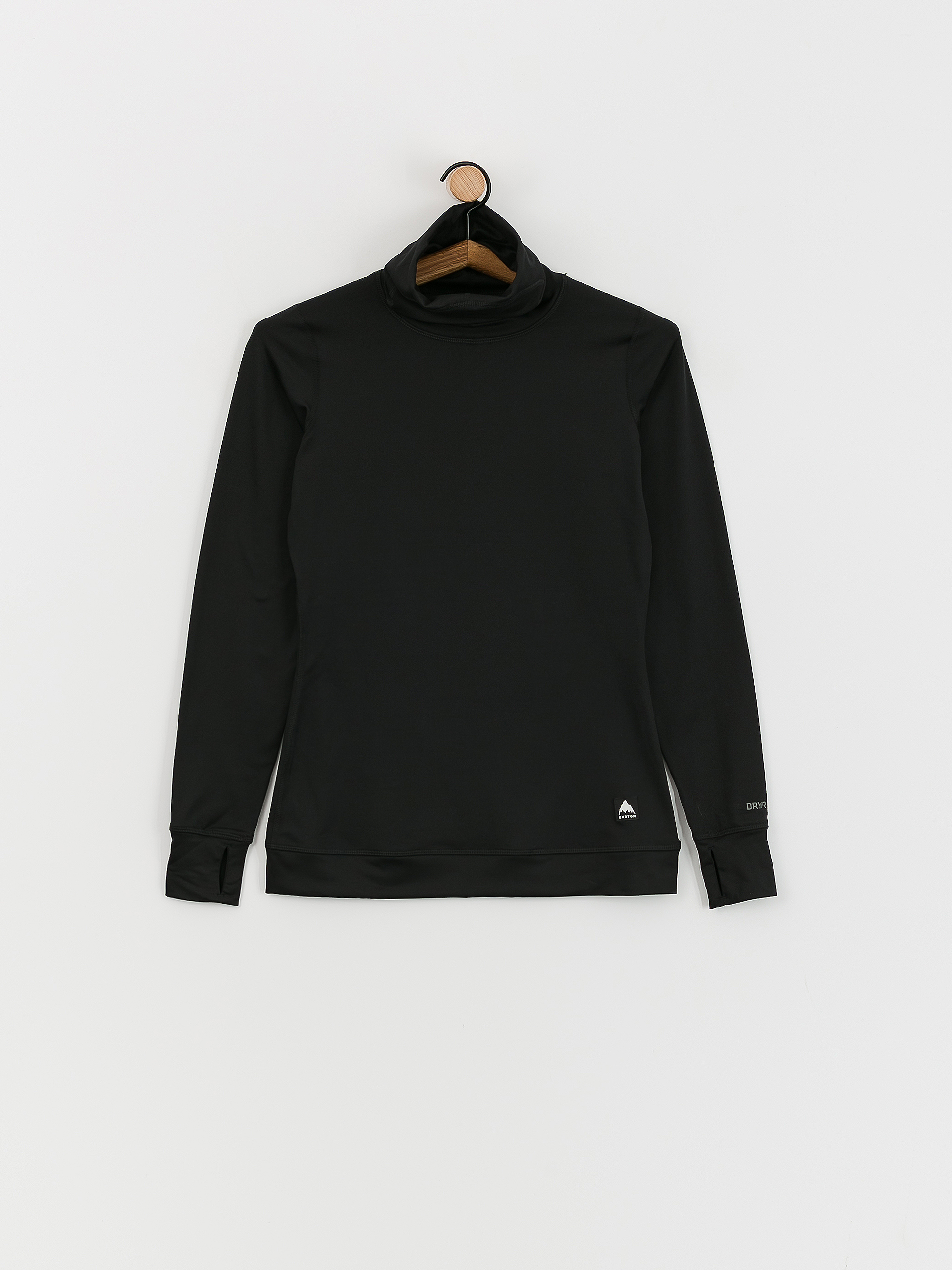 Damski Longsleeve Burton Midweight Base Layer Long Neck (true black)