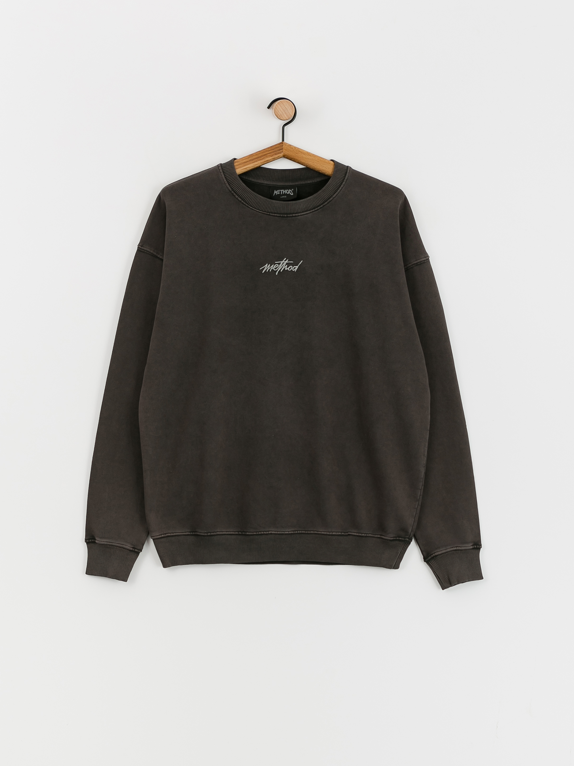 Bluza Method Signature Crew (washed brown)