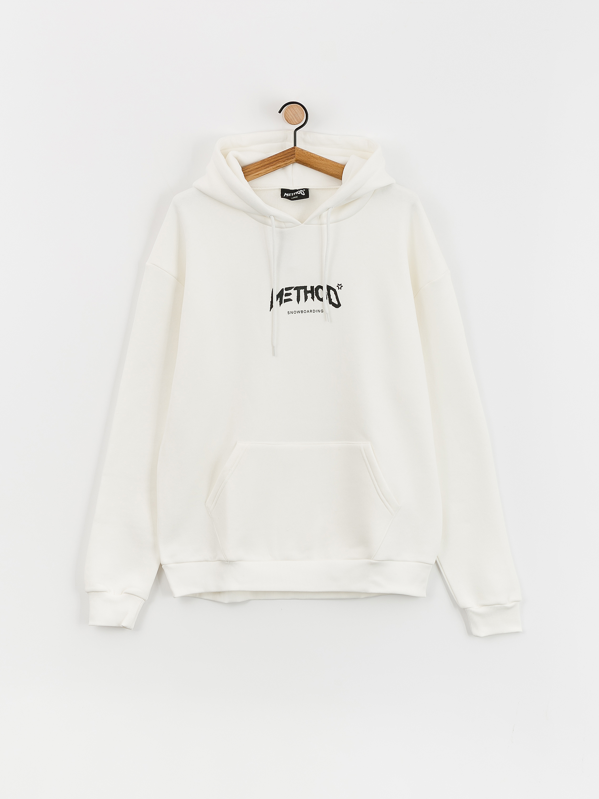 Суитшърт с качулка Method Snowboarding HD (off white)