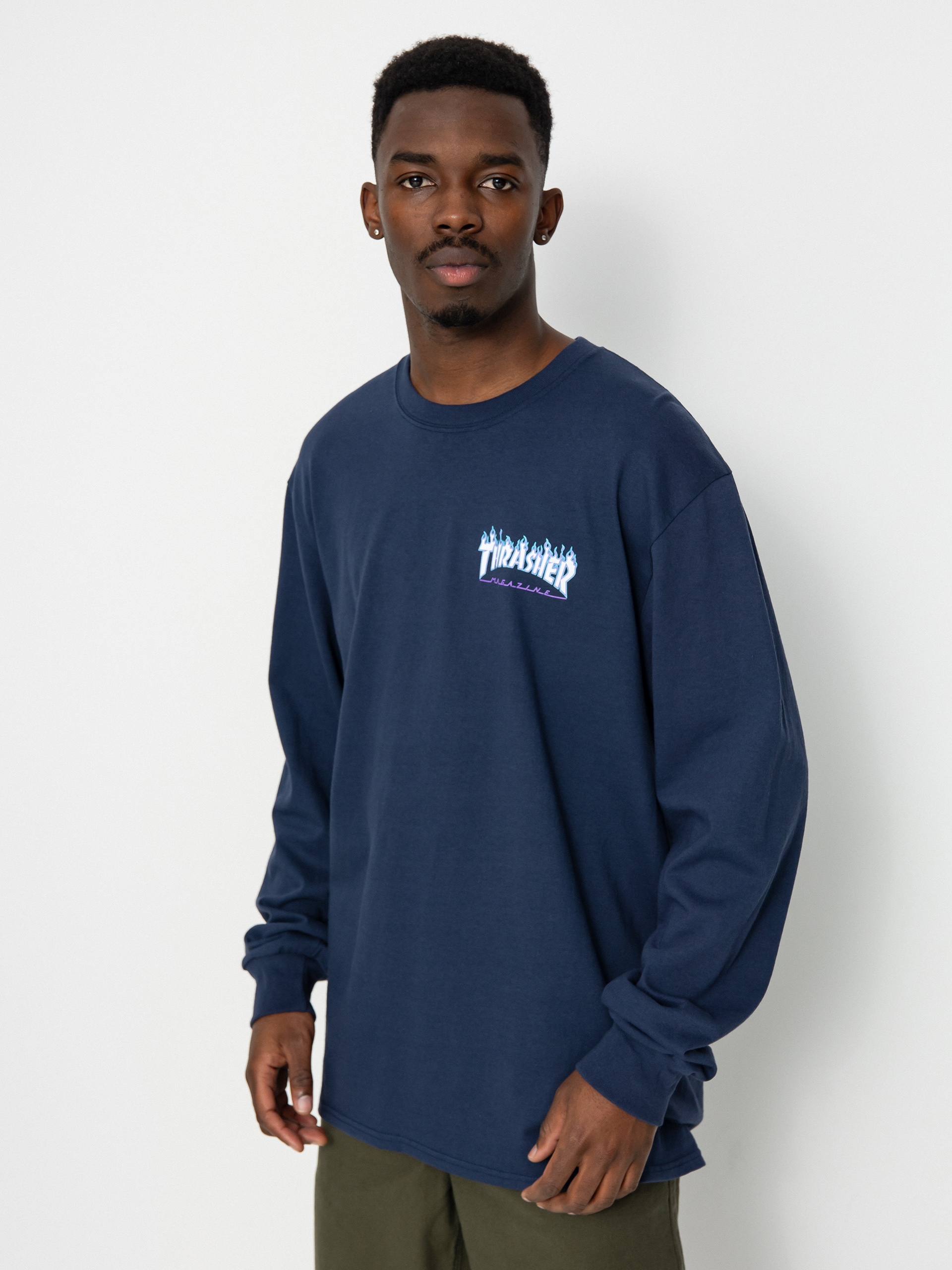 Thrasher long sleeve store flame