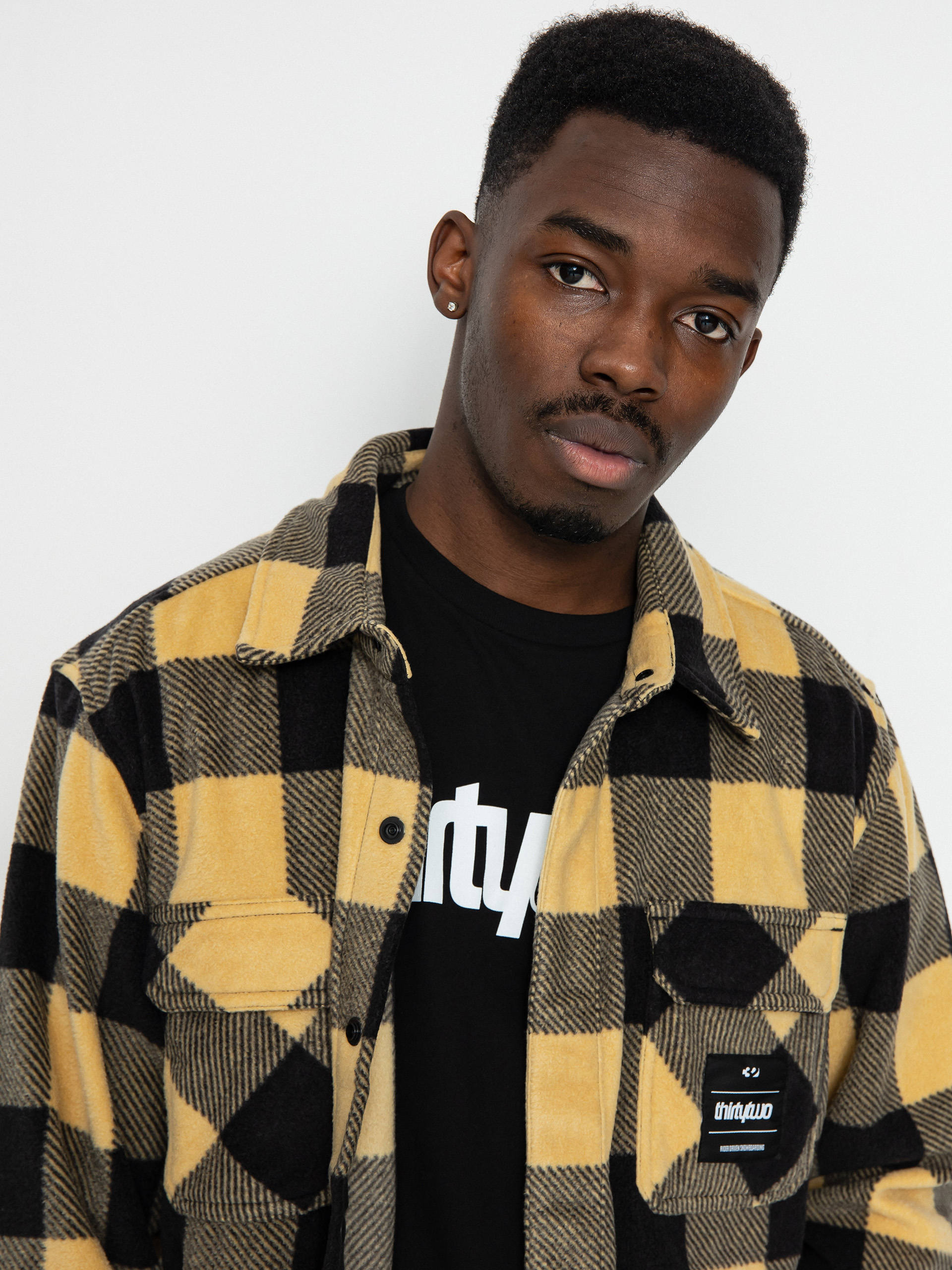 Koszula ThirtyTwo Rest Stop Shirt (black/tan)