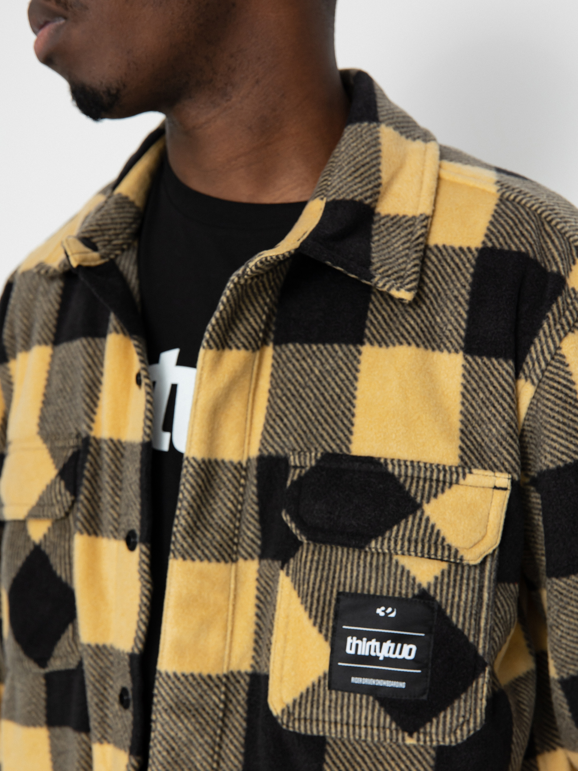 Koszula ThirtyTwo Rest Stop Shirt (black/tan)