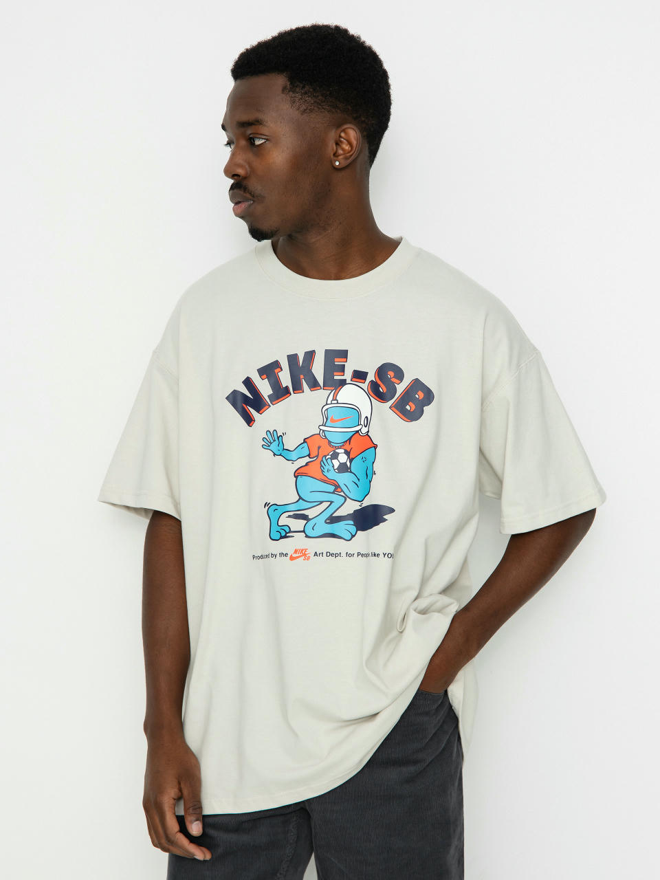 T-shirt Nike SB Sports Guy (light bone)