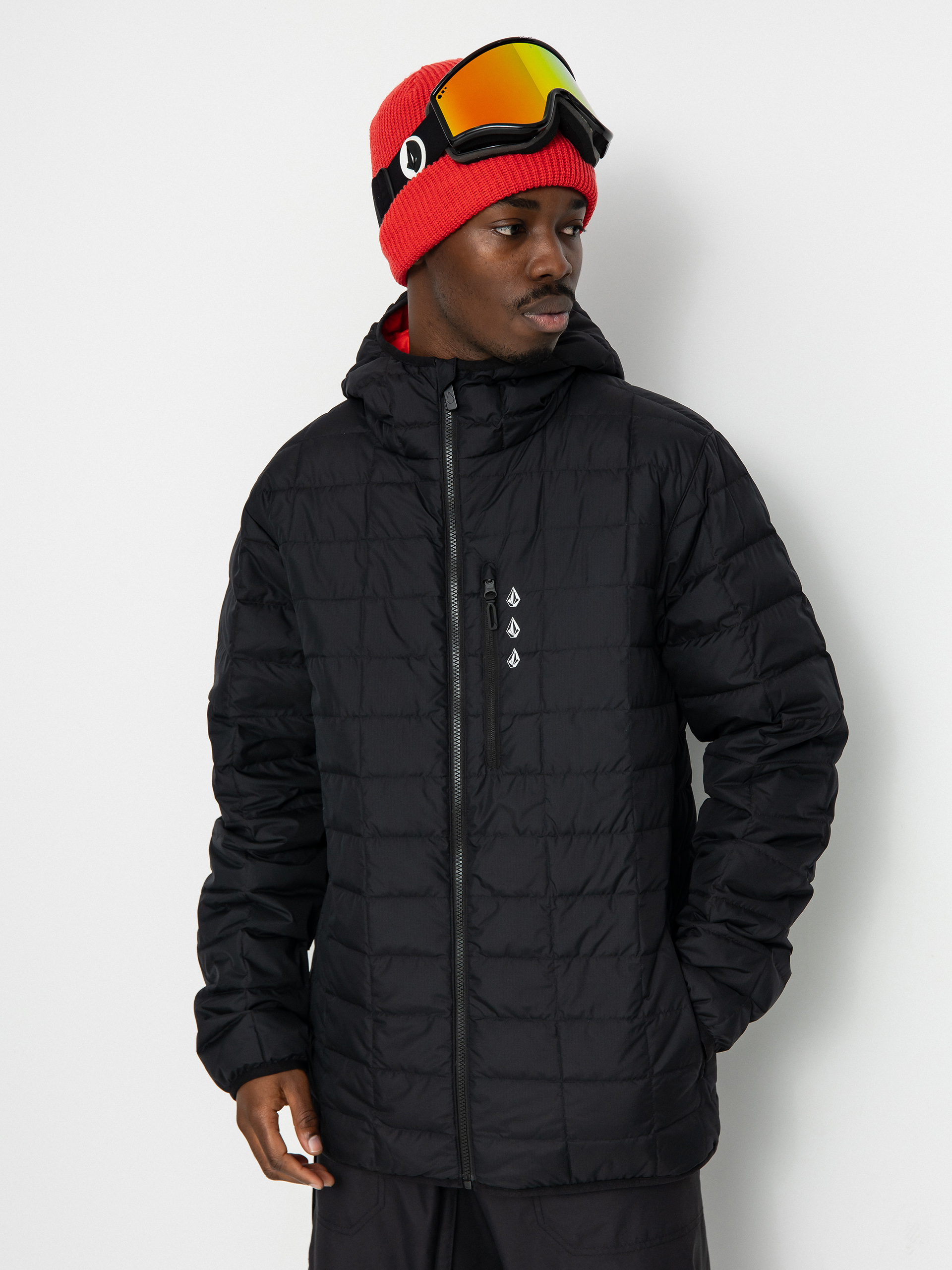 Męska Kurtka snowboardowa Volcom Puff Puff Give (black)