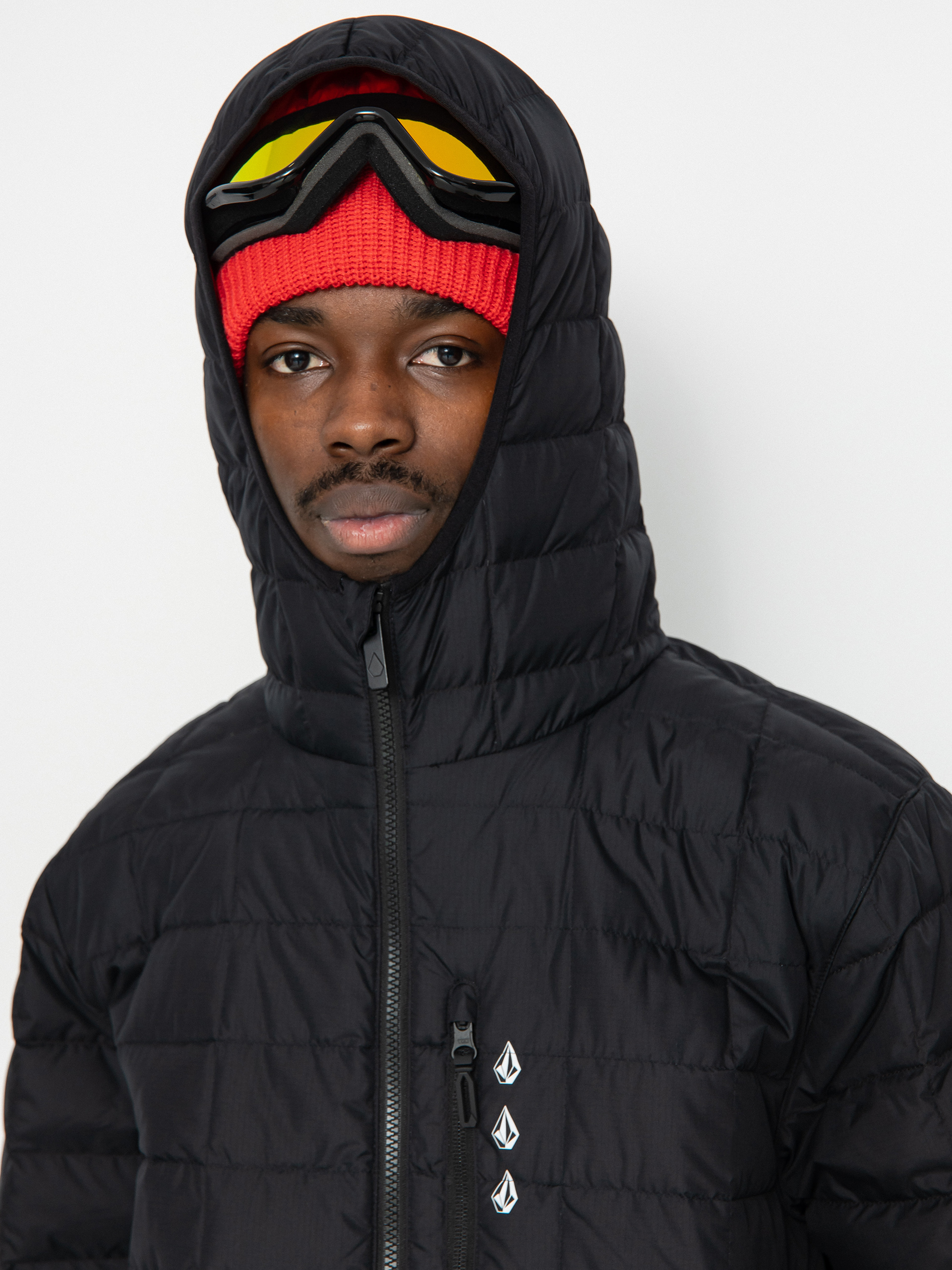 Męska Kurtka snowboardowa Volcom Puff Puff Give (black)