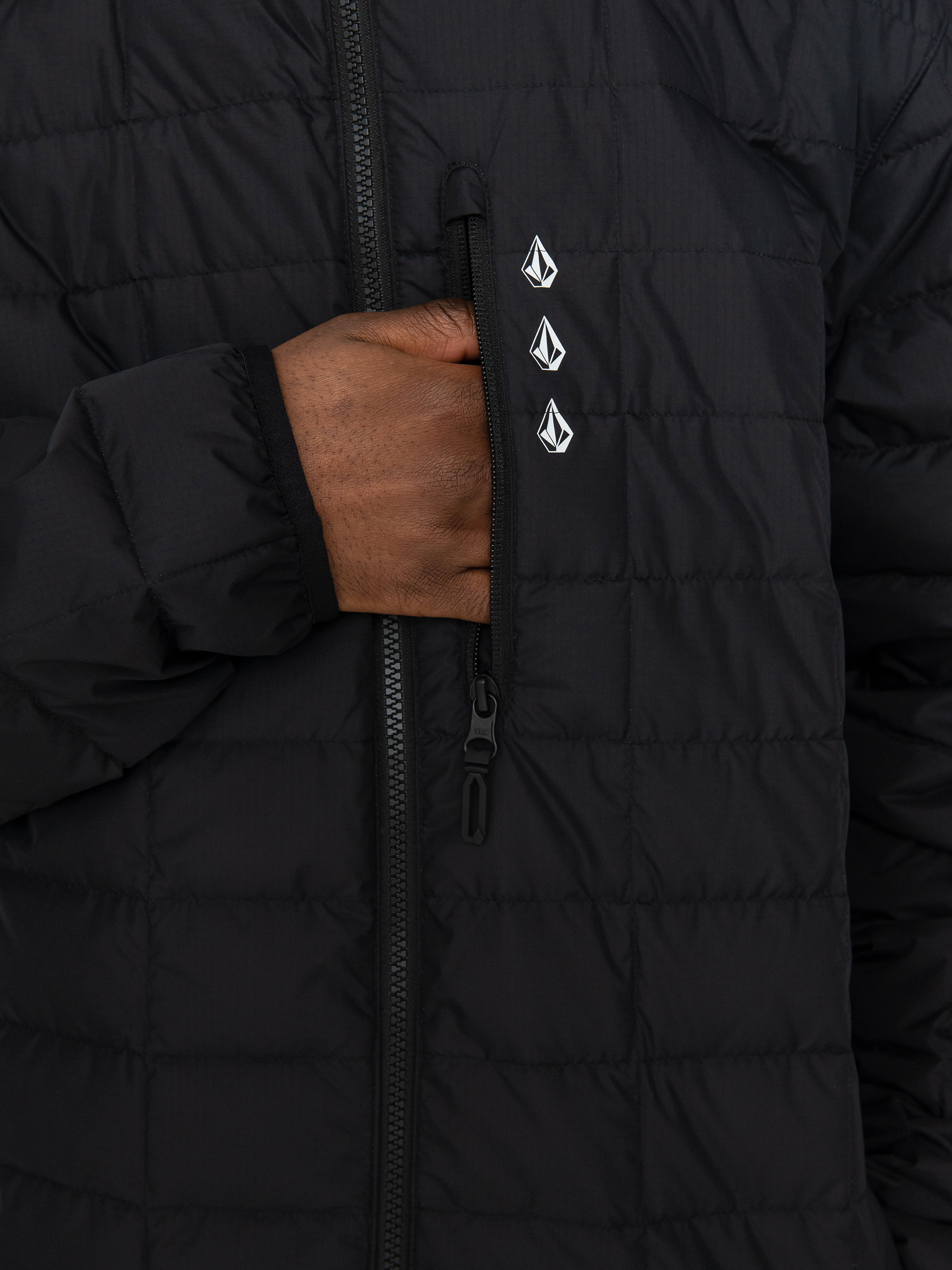 Męska Kurtka snowboardowa Volcom Puff Puff Give (black)