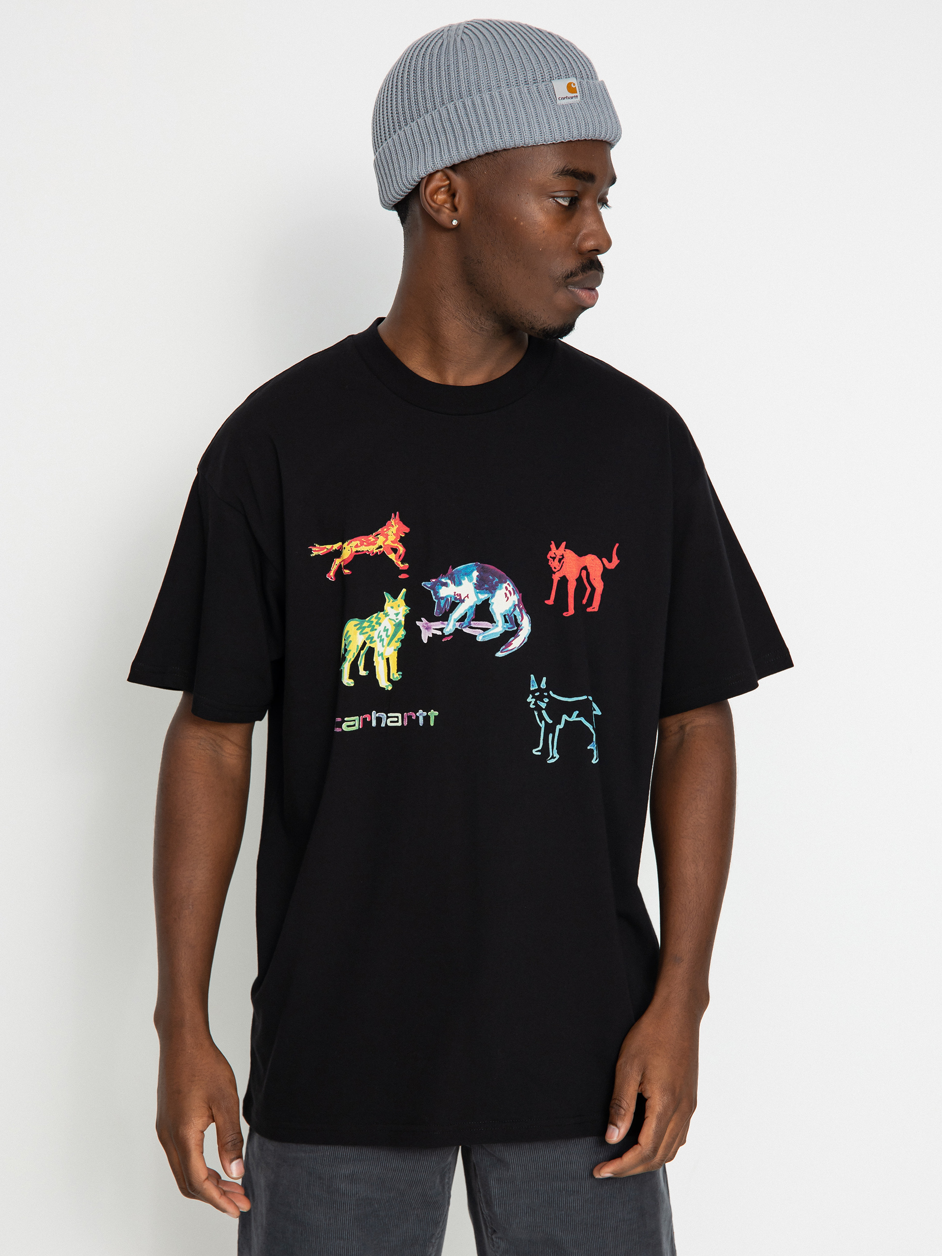 T-shirt Carhartt WIP Ollie Mac Huskies (black)