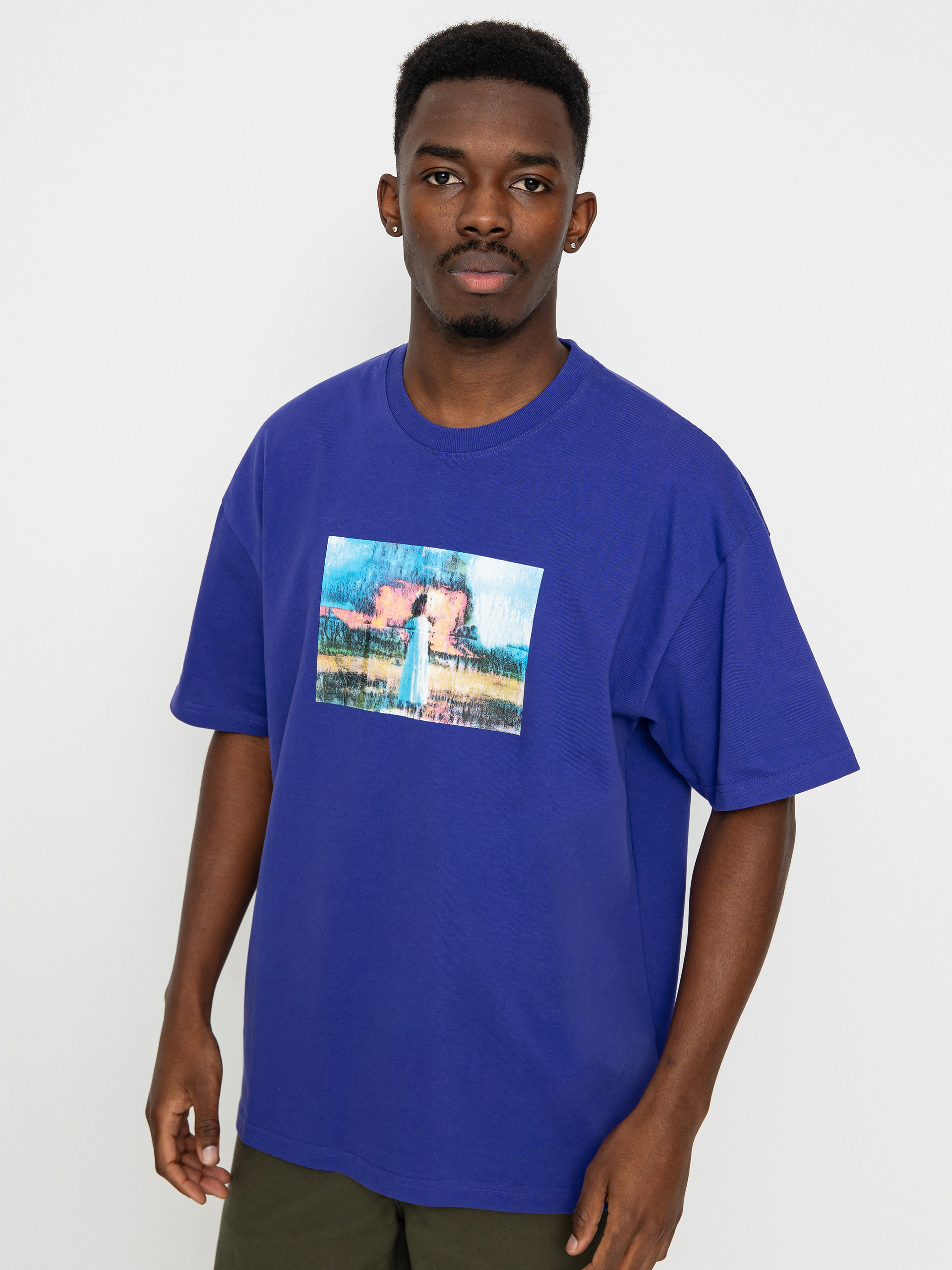T-shirt Polar Skate Burning World (purple)