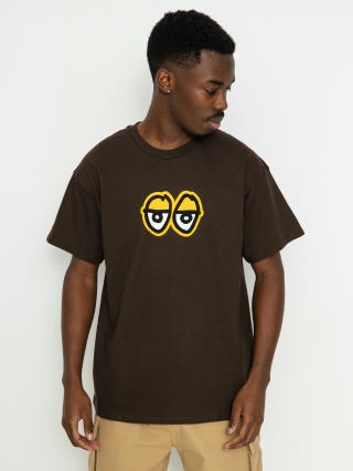 T-shirt Krooked Eyes Lg Dk (chocolate/gold)