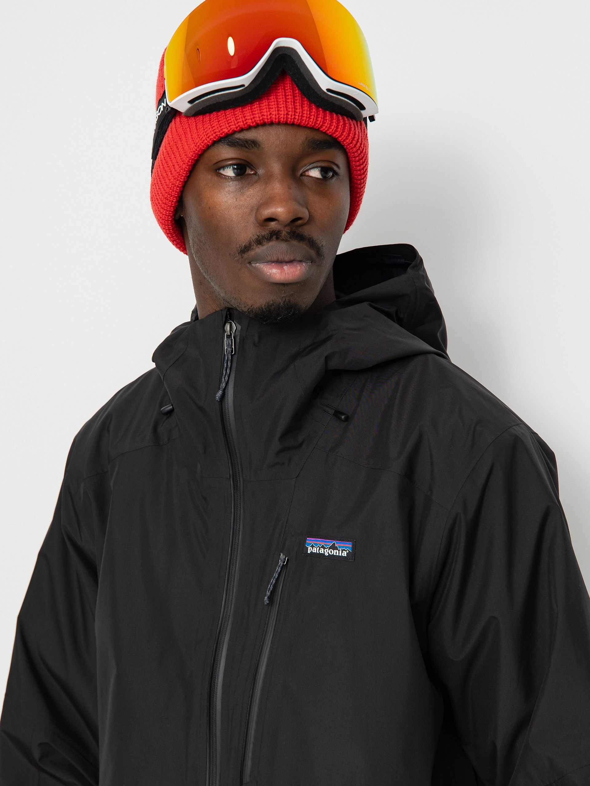 Kurtka snowboardowa Patagonia Powder Town - czarny (black)