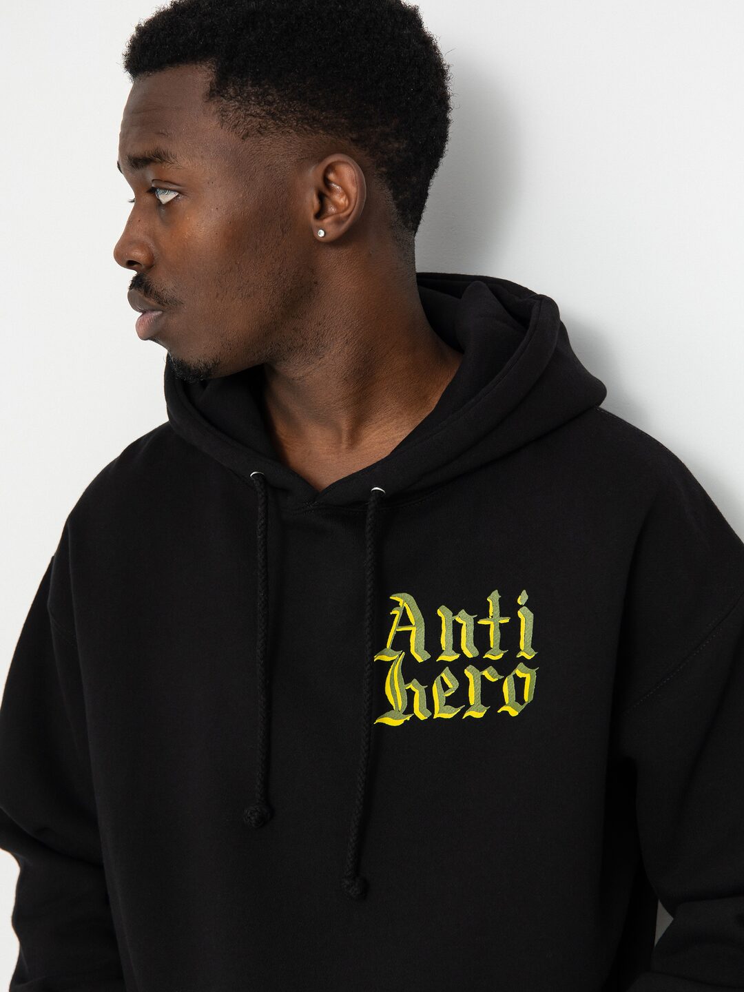 Bluza z kapturem Antihero Trmnl Vlcty HD (black/olive/yellow)