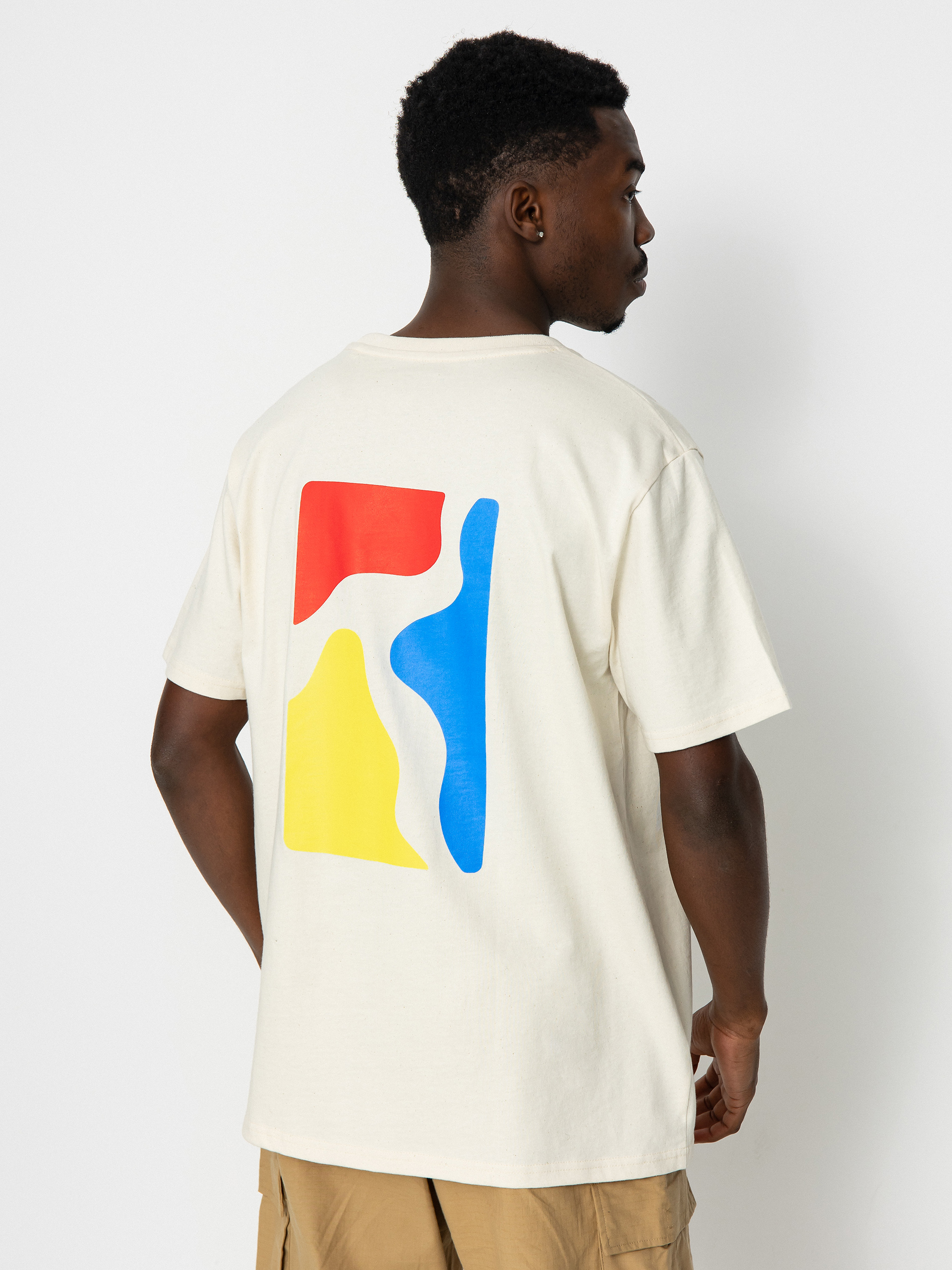 T-shirt Poetic Collective Color Logo (natural white)