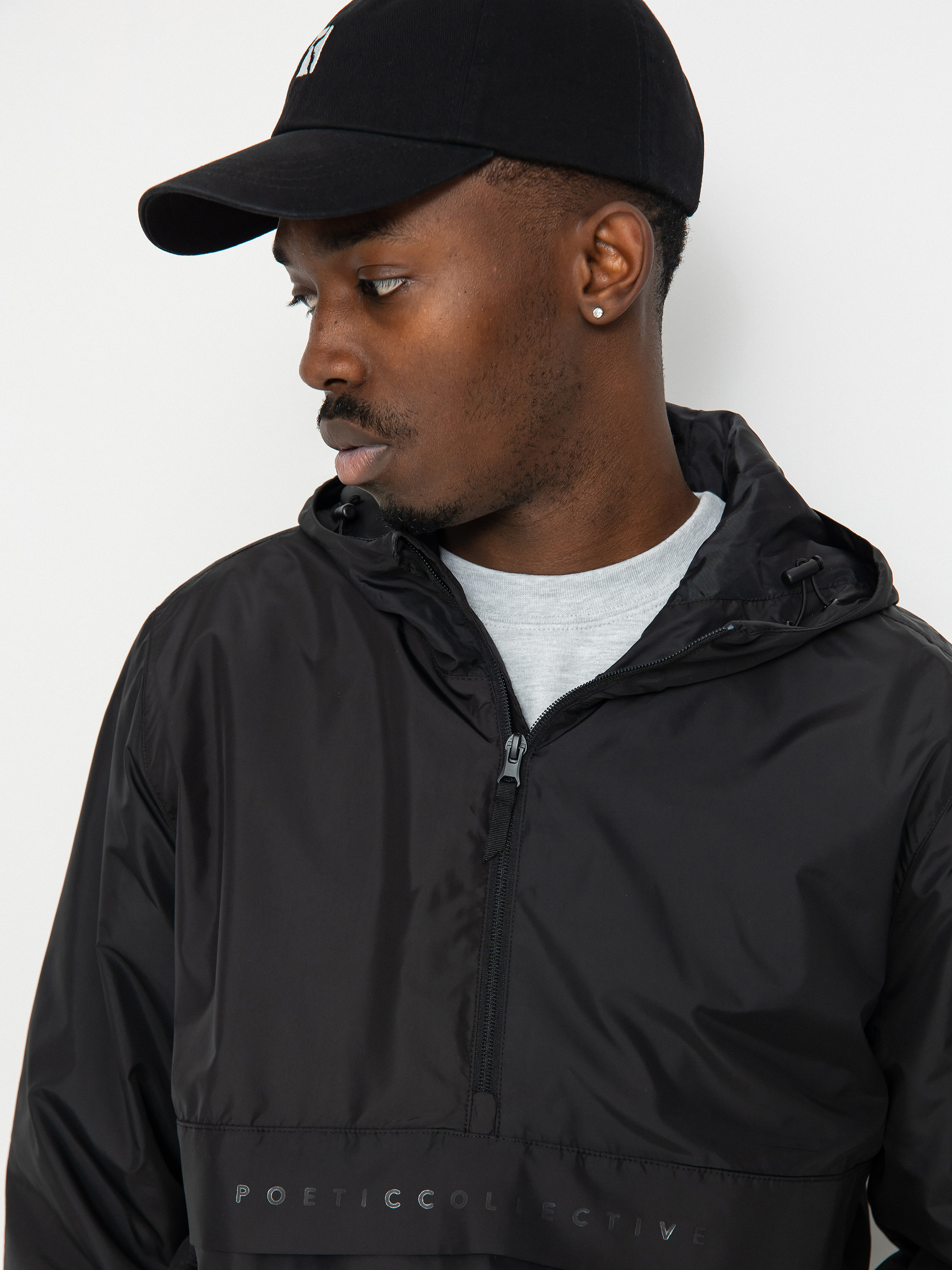 Kurtka Poetic Collective Wind Breaker (black)