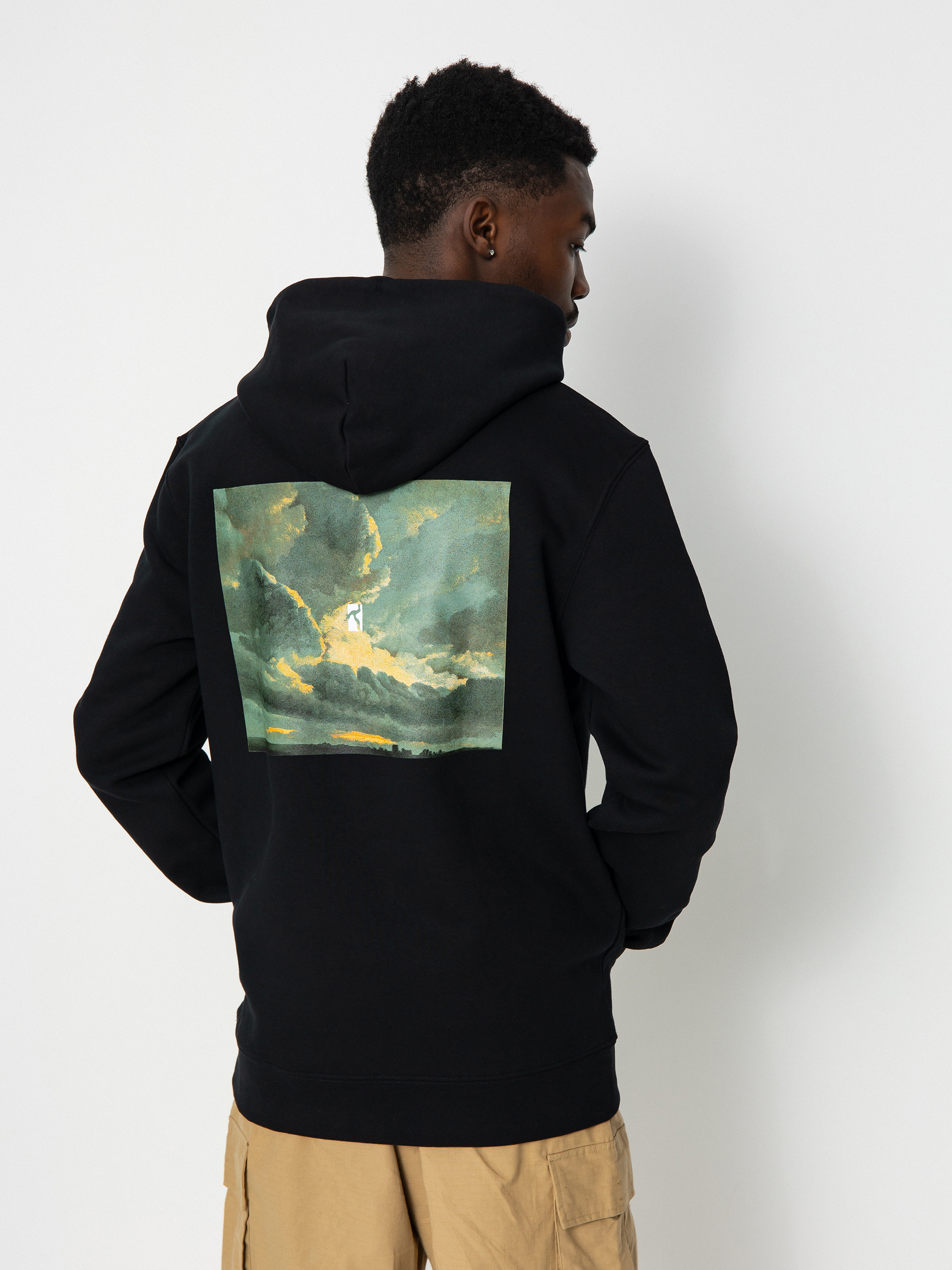 Bluza z kapturem Poetic Collective Cloud HD (black)