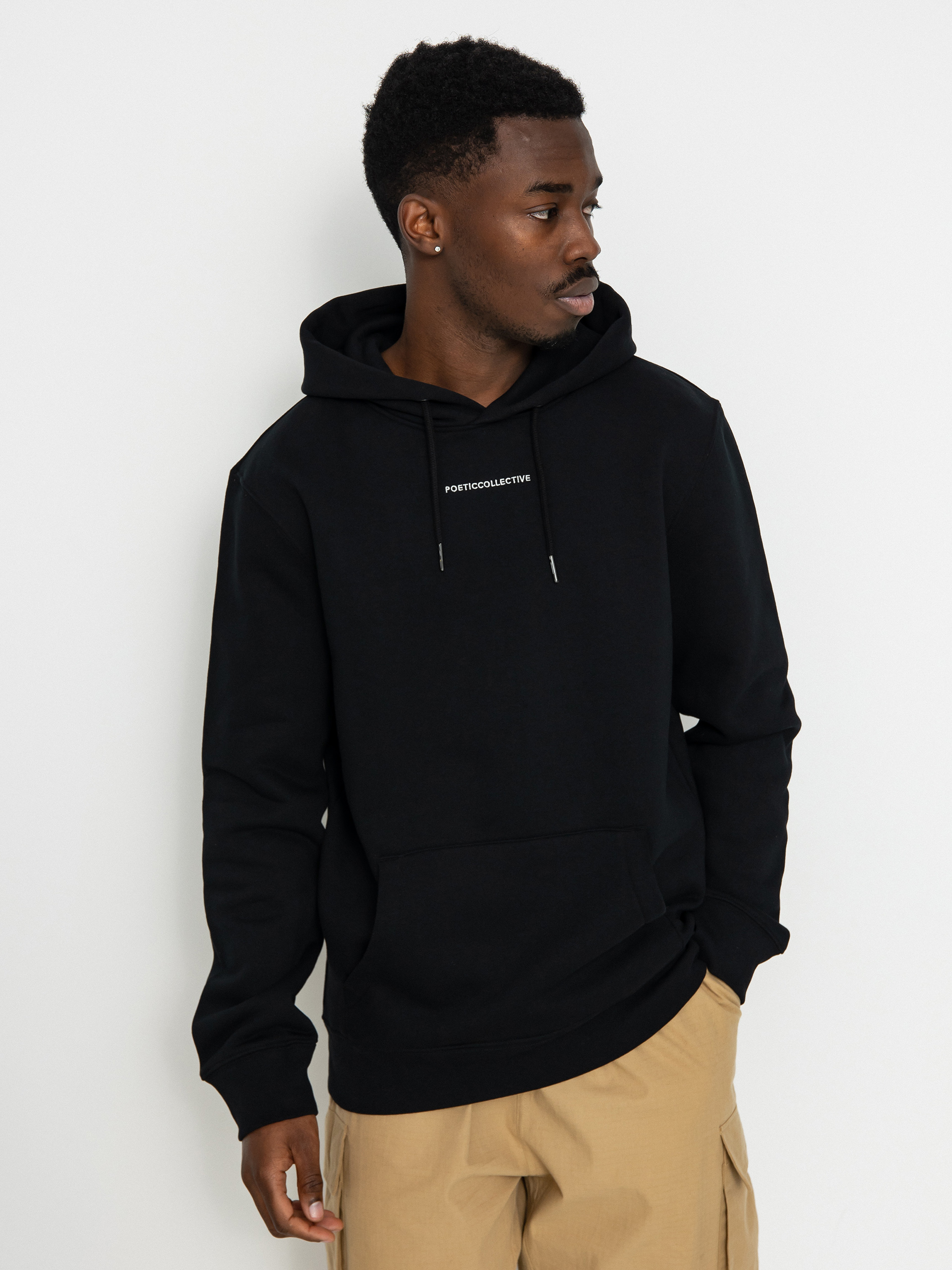 Bluza z kapturem Poetic Collective Cloud HD (black)