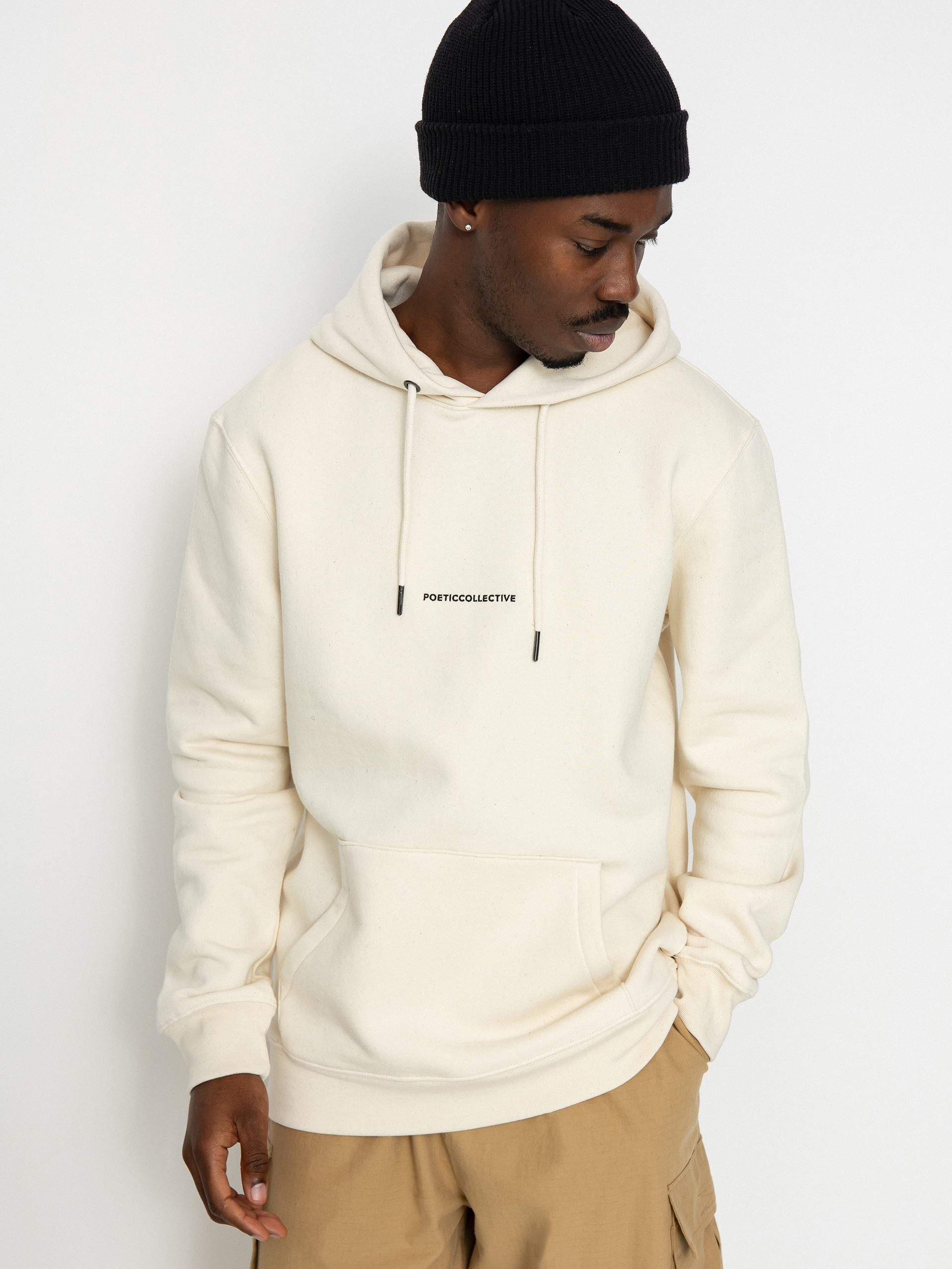 Bluza z kapturem Poetic Collective Box HD (off white)