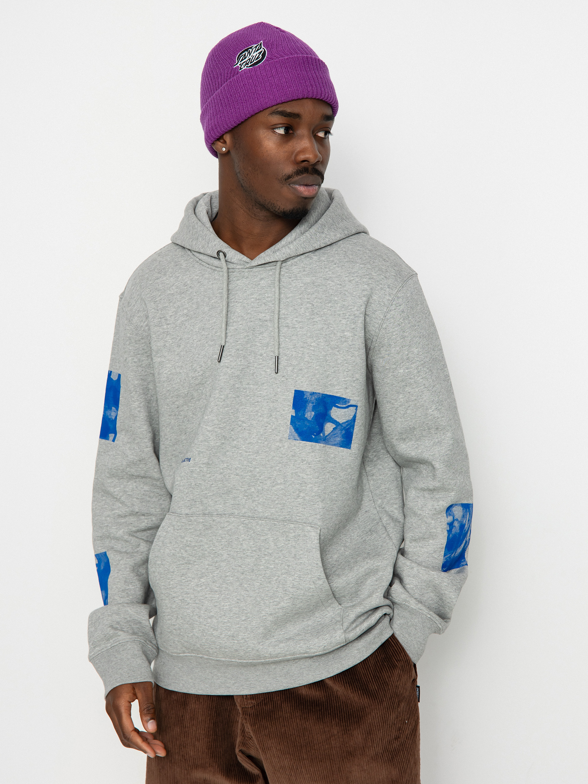 Bluza z kapturem Poetic Collective Fluid HD (heather grey)