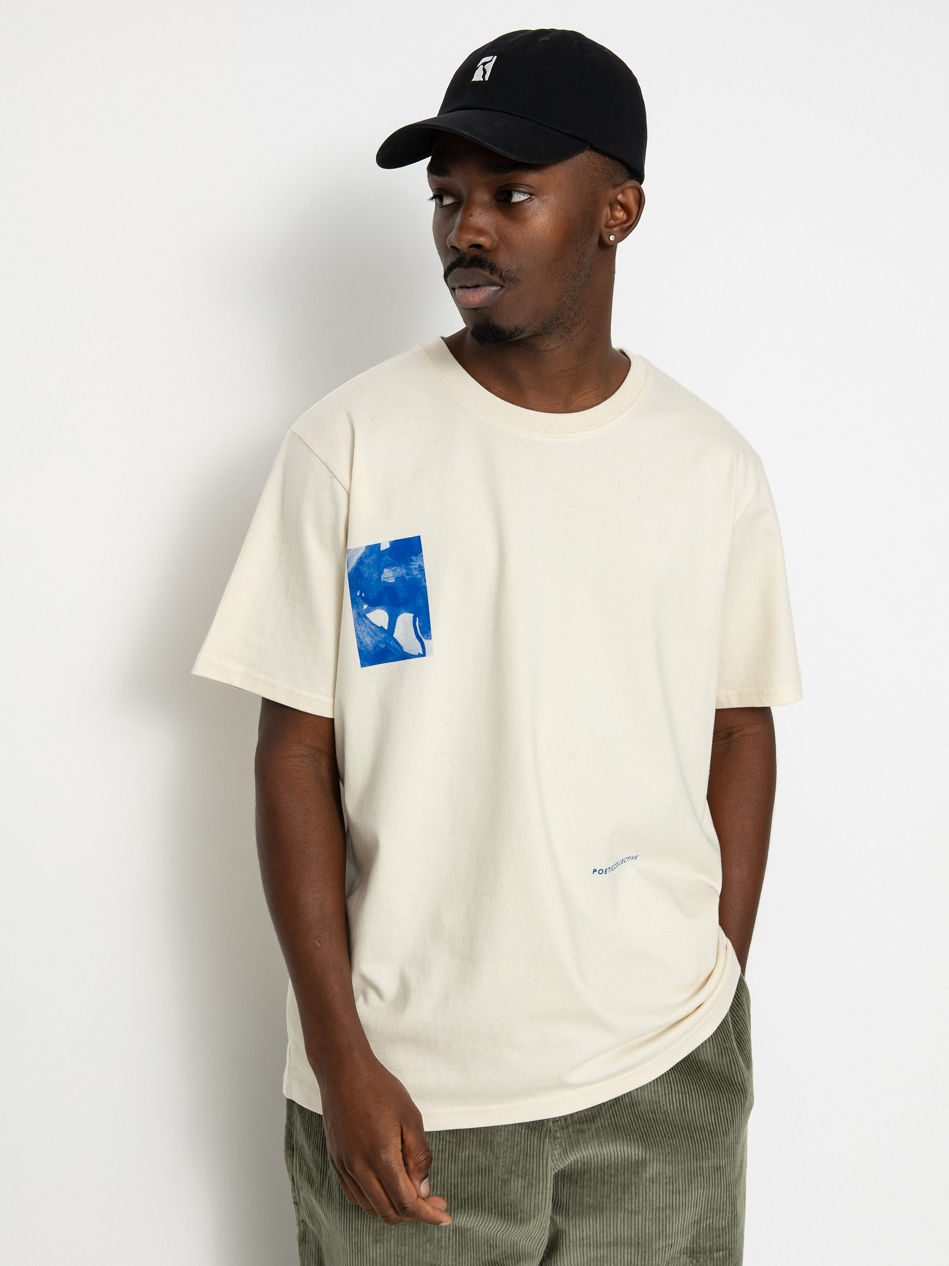 T-shirt Poetic Collective Fluid (off white)