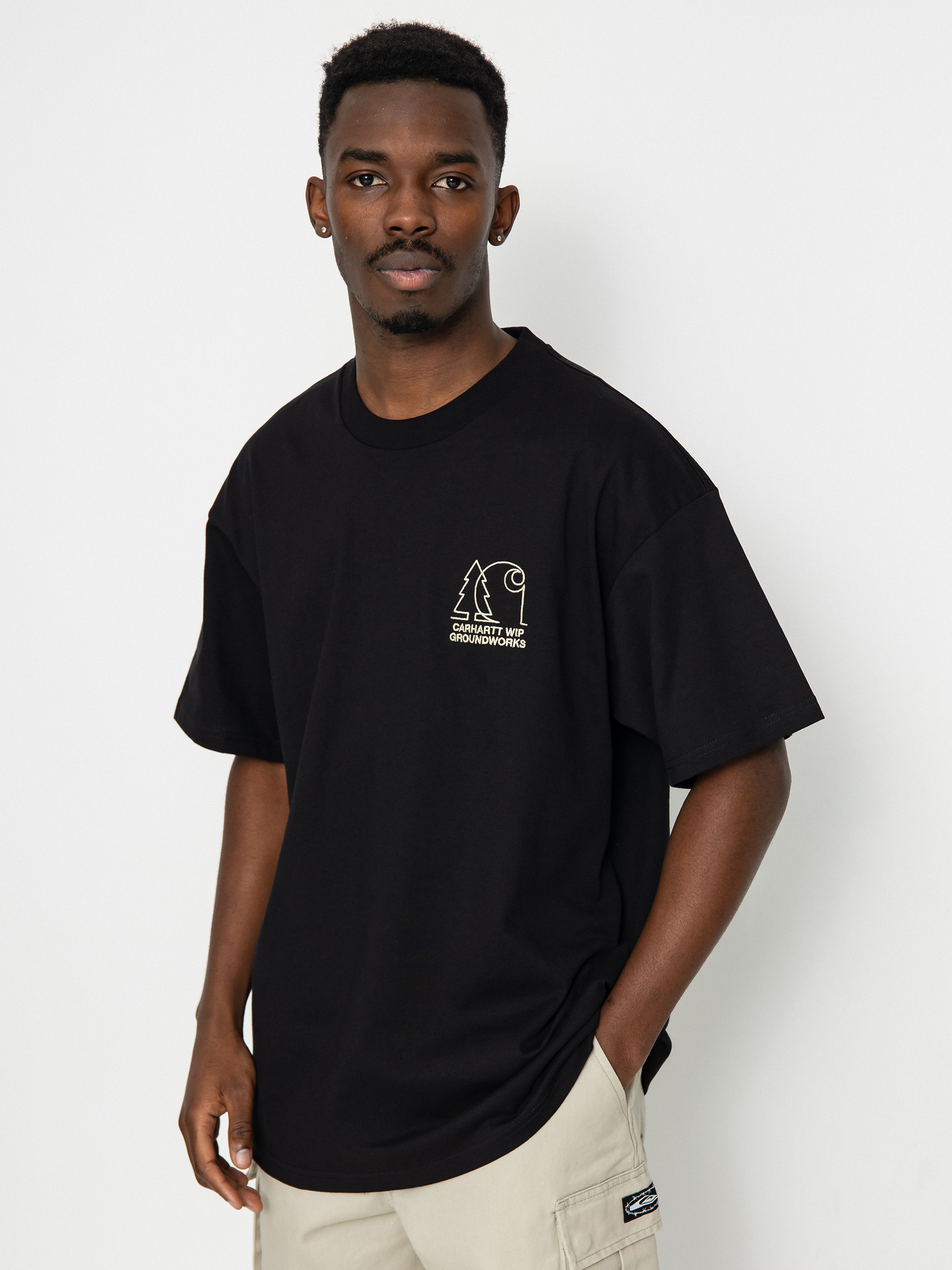 T-shirt Carhartt WIP Groundworks (black)
