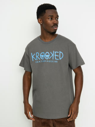 T-shirt Krooked Krooked Eyes (charcoal/blue)
