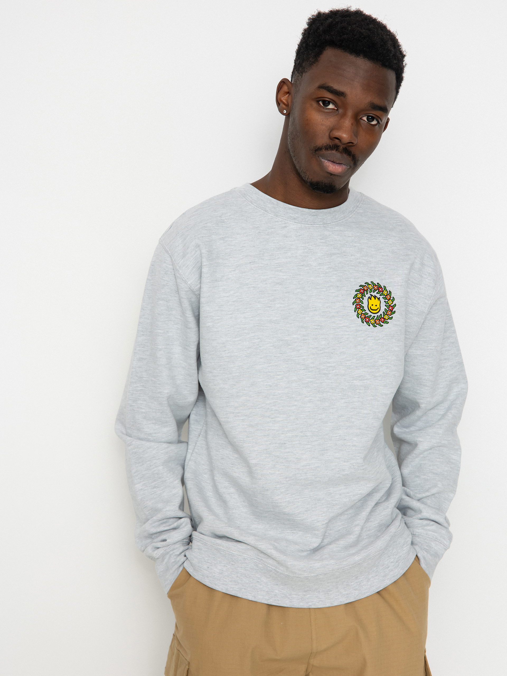 Bluza Spitfire Gonz Flwr Swl (heather grey)