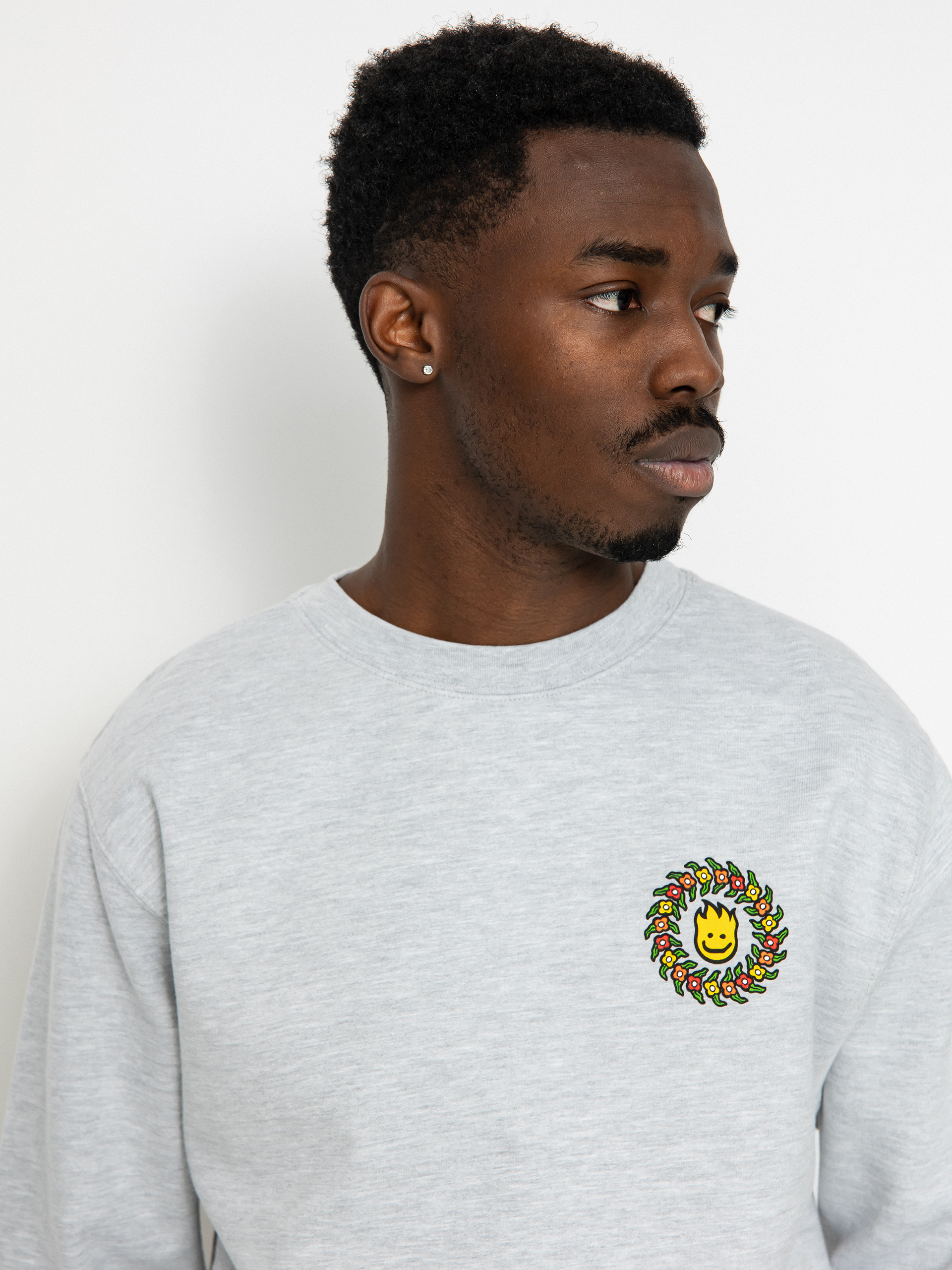 Bluza Spitfire Gonz Flwr Swl (heather grey)