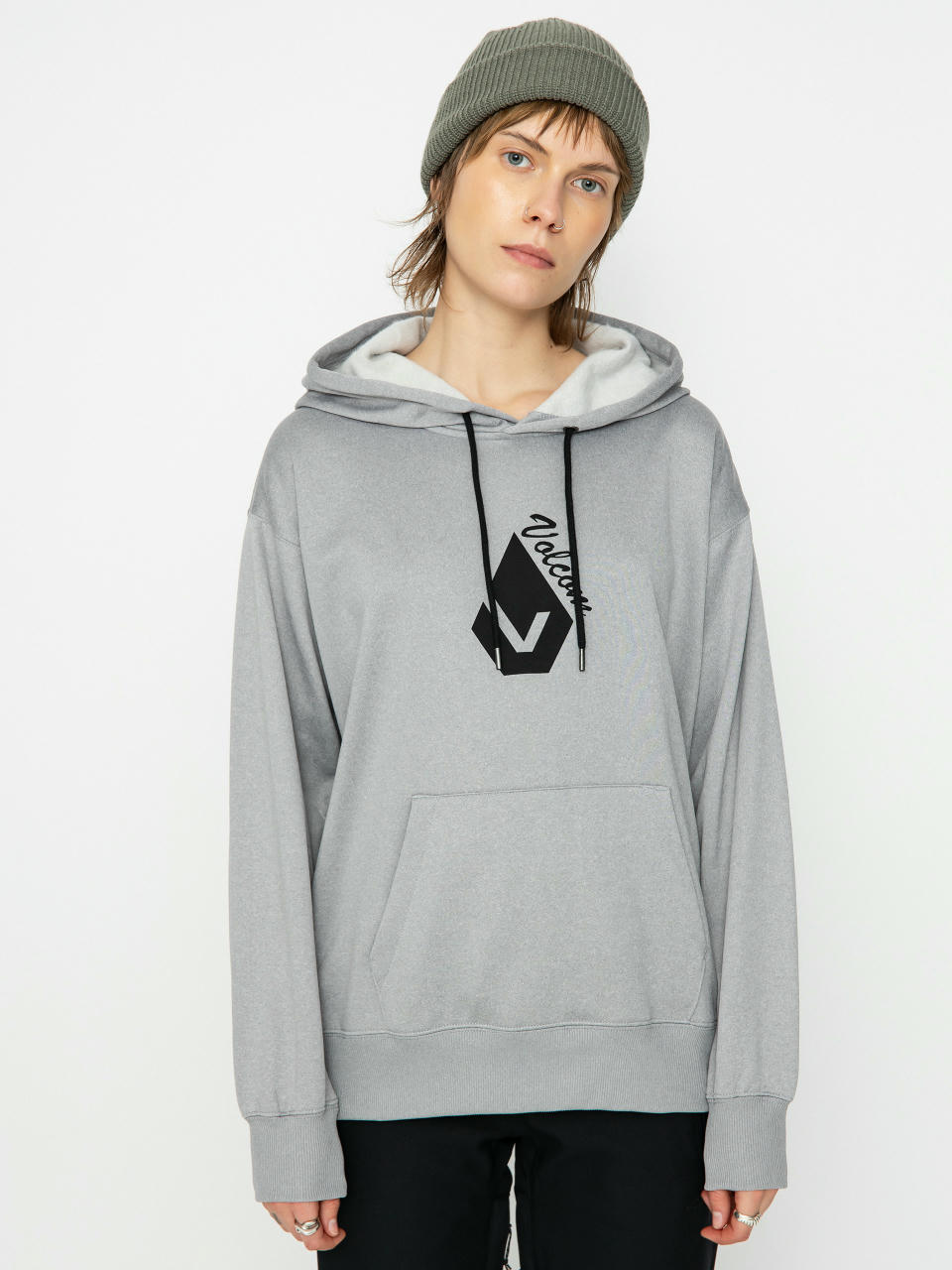 Damska Bluza aktywna Volcom Core Hydro HD (heather grey)