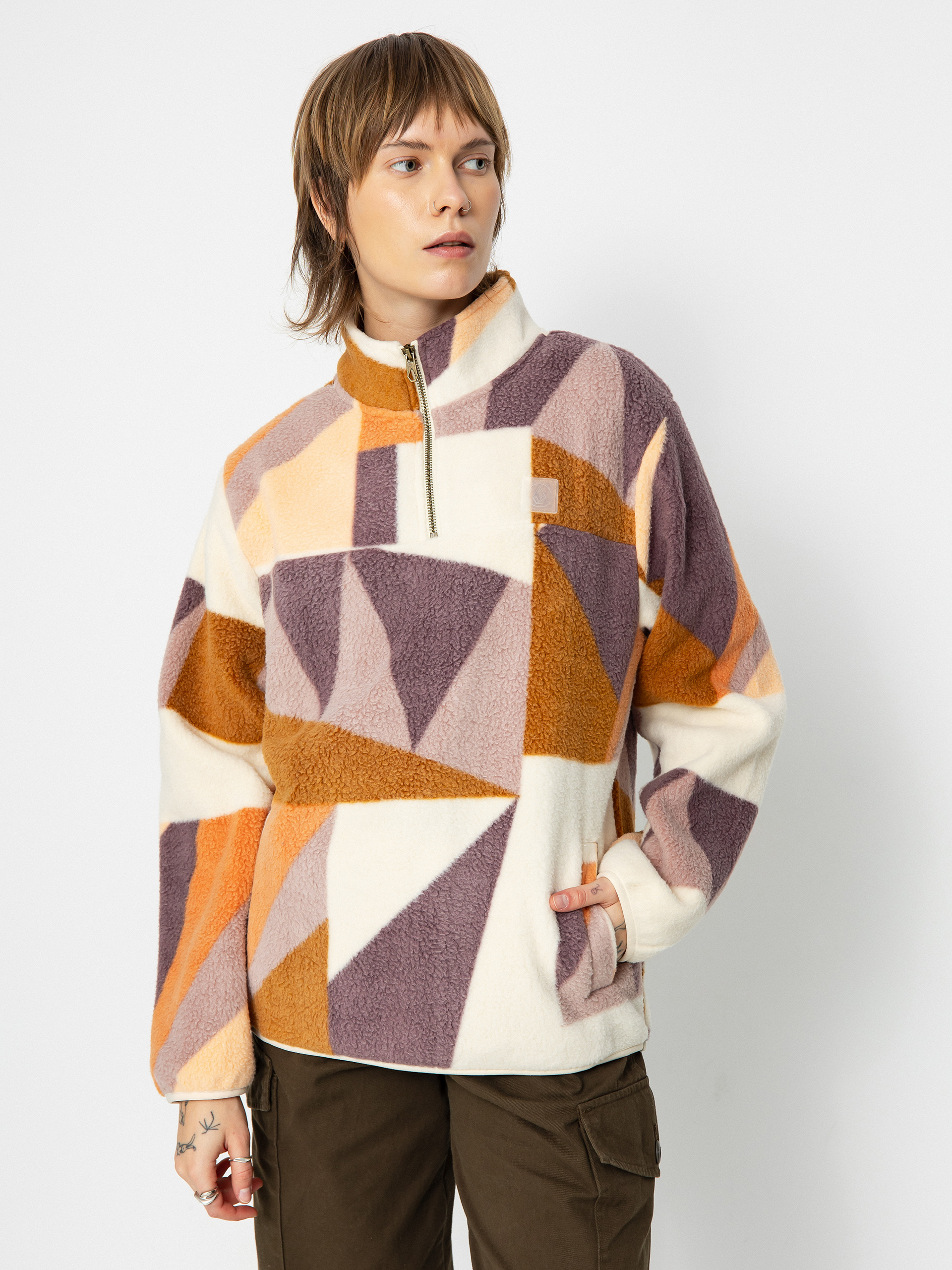 Bluza Volcom Pheelin It Mock Neck Wmn (multi)