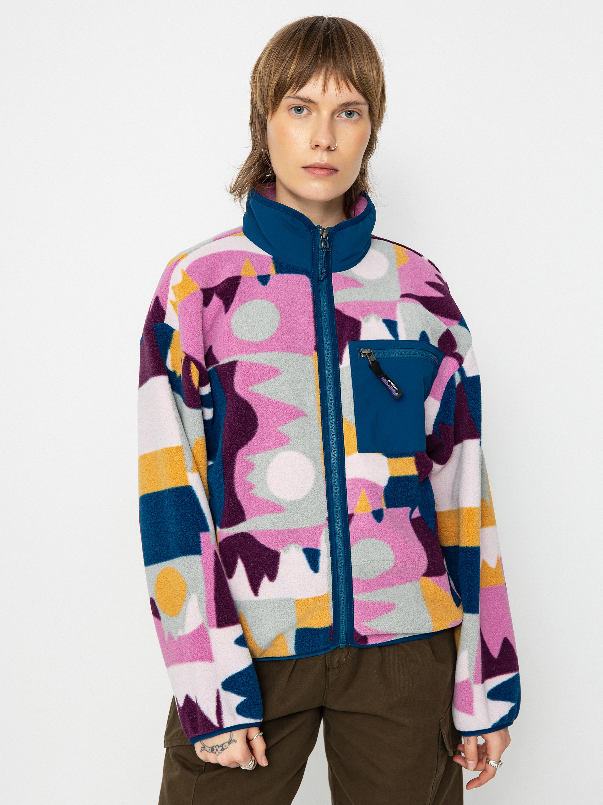 Damski Polar Patagonia Synch (frontera/marble pink)