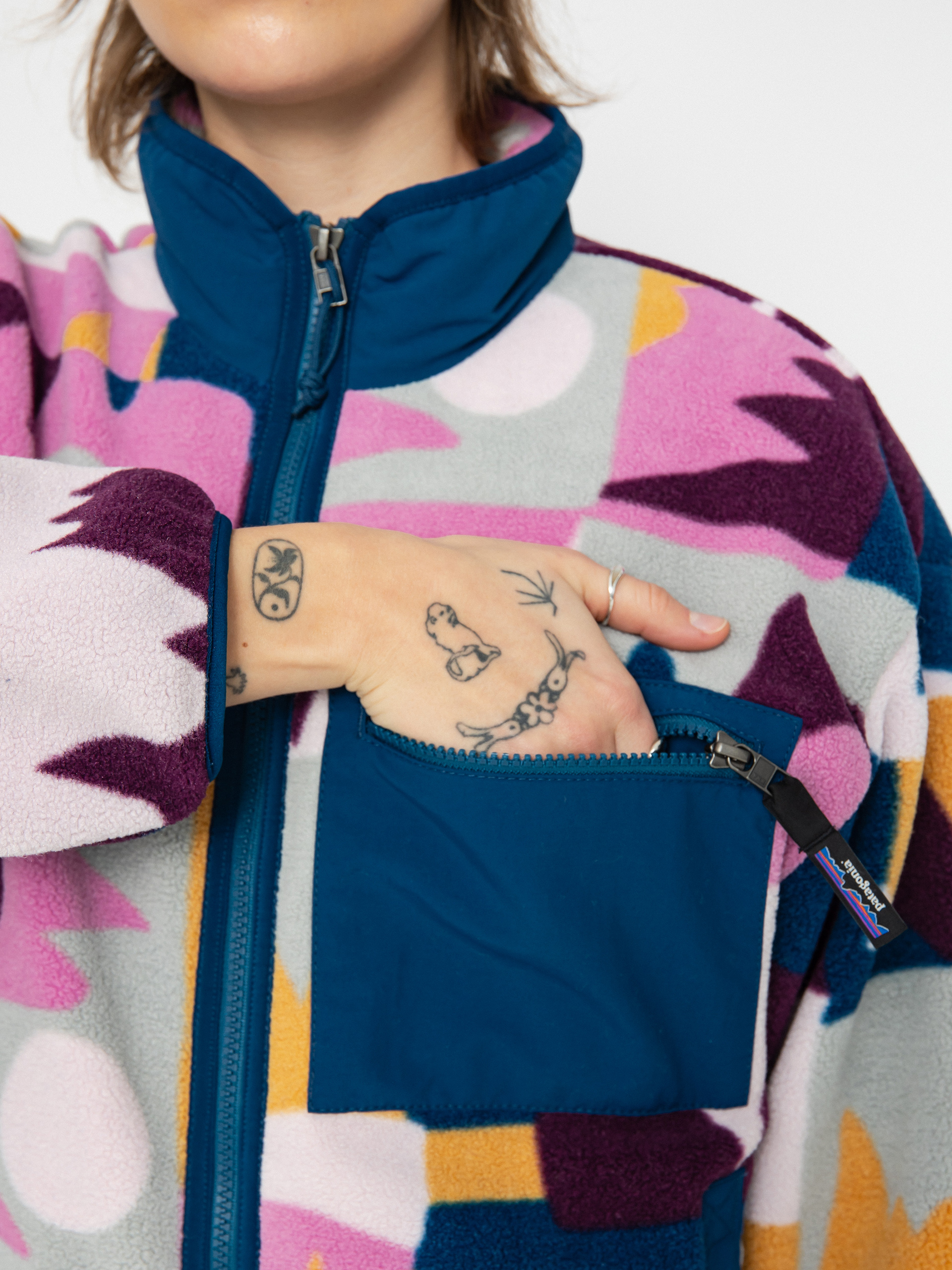 Damski Polar Patagonia Synch (frontera/marble pink)