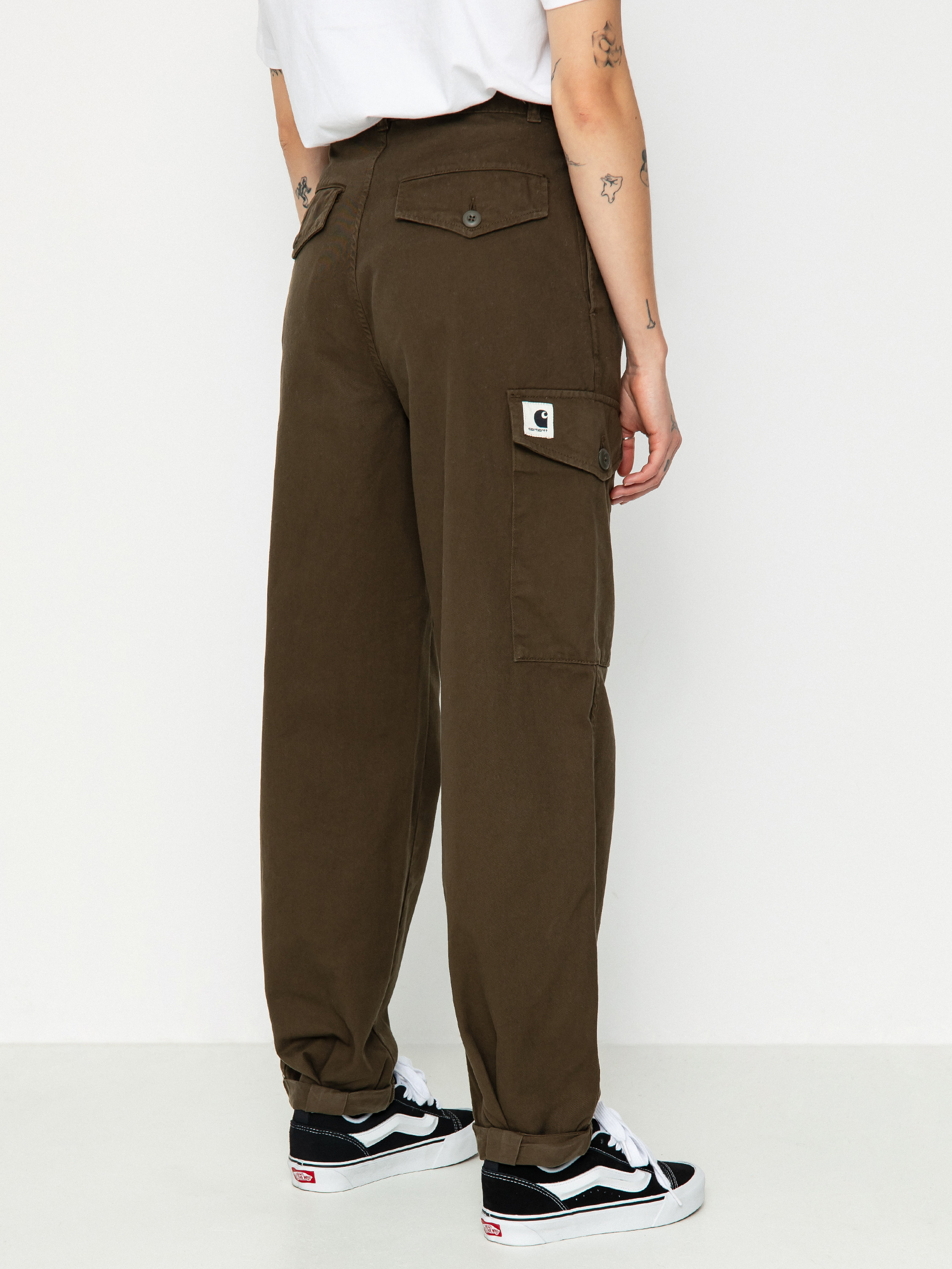 Spodnie Carhartt WIP Collins Wmn (cypress)