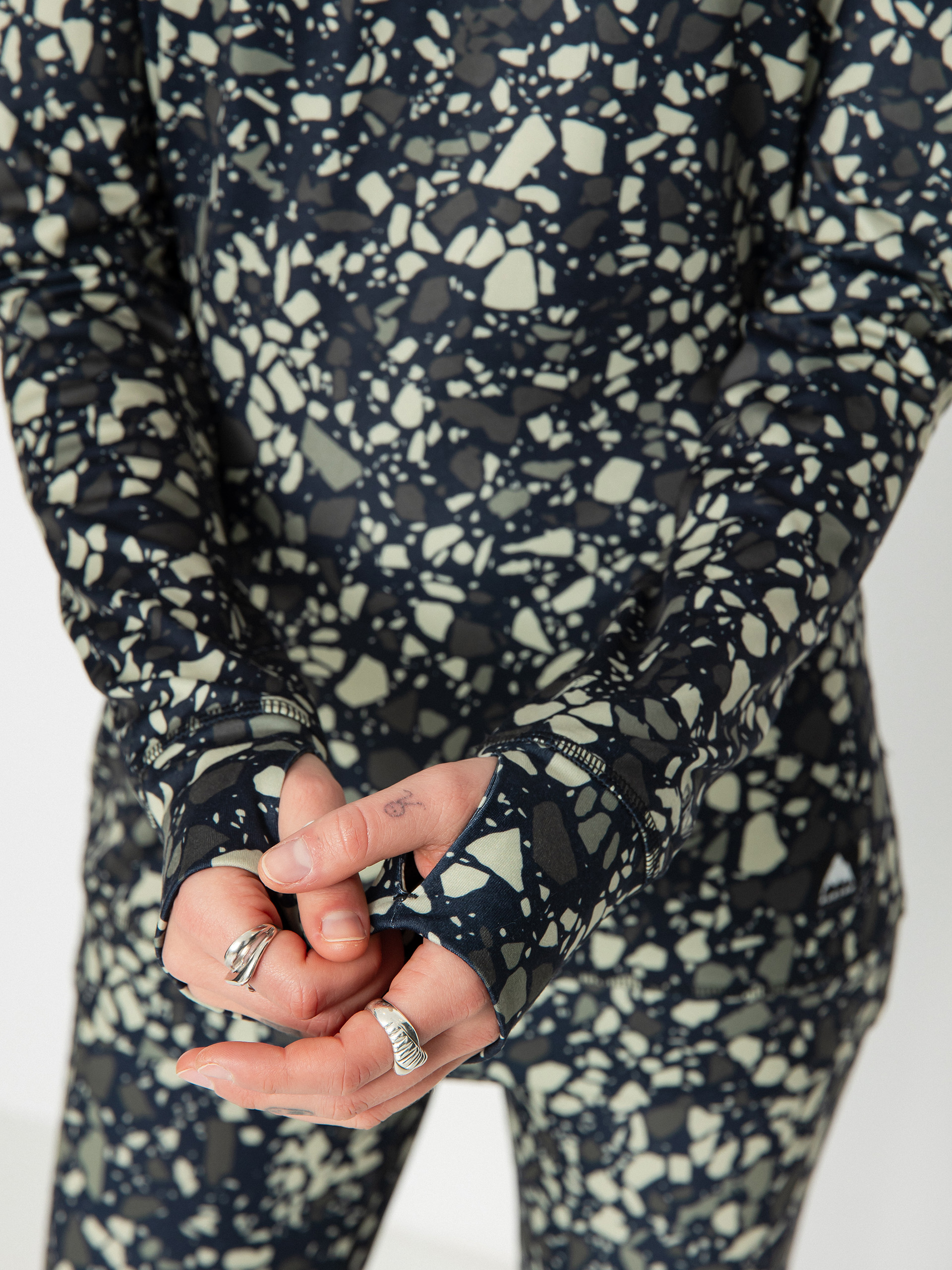 Damski Longsleeve Burton Midweight Base Layer Crewneck (sediment)