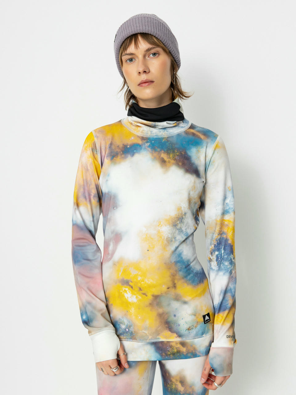 Longsleeve Burton Midweight Base Layer Long Neck Wmn (stout white voyager)