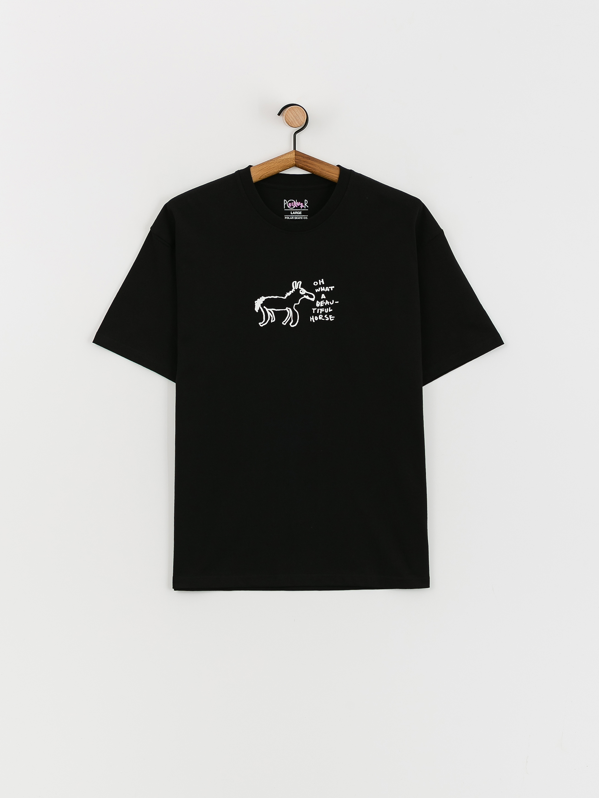 T-shirt Polar Skate Beautiful Horses (black)